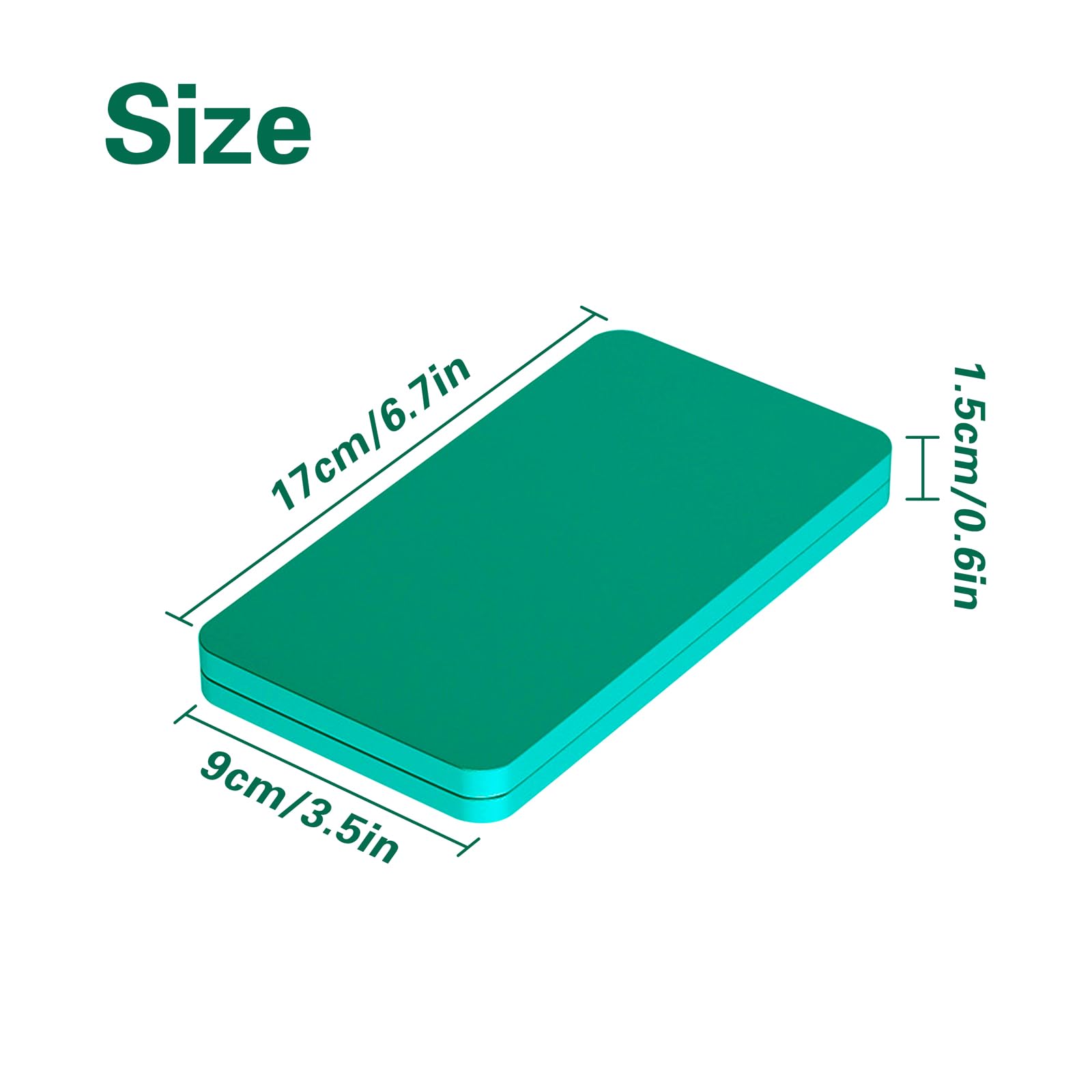 2-Pack Green Metal Cash Box with Lid - Money Saving Organizer, Single Row Currency Tray for Bills & Coins - Perfect for Home, Office, Retail Stores, and Gift Giving (Money Storage Box & Cash Holder)