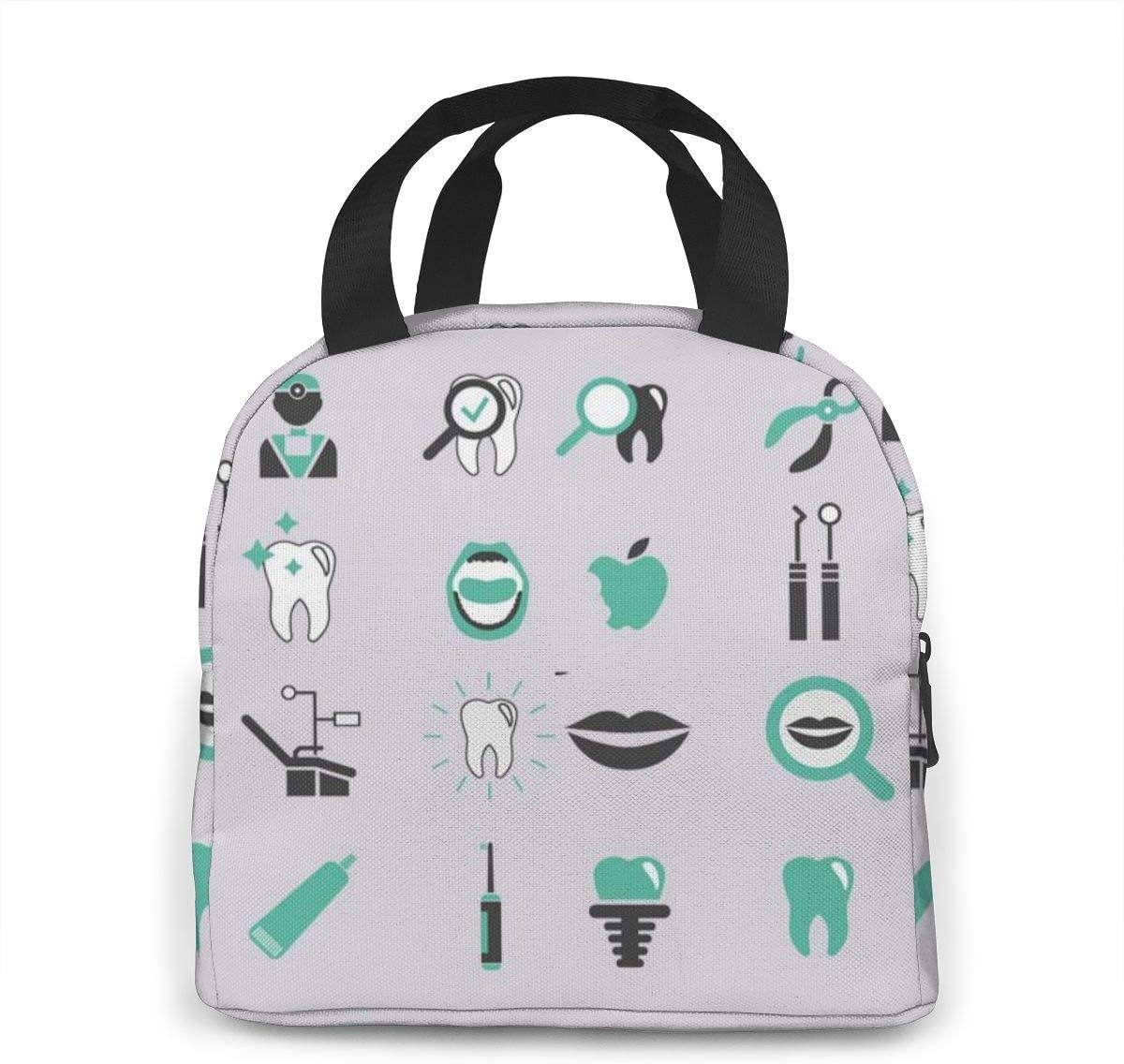 Insulated Lunch Box for Dentists & Dental Hygienists - Portable Thermal Lunch Bag for Women & Teens - Perfect for Work, School & Travel Meals
