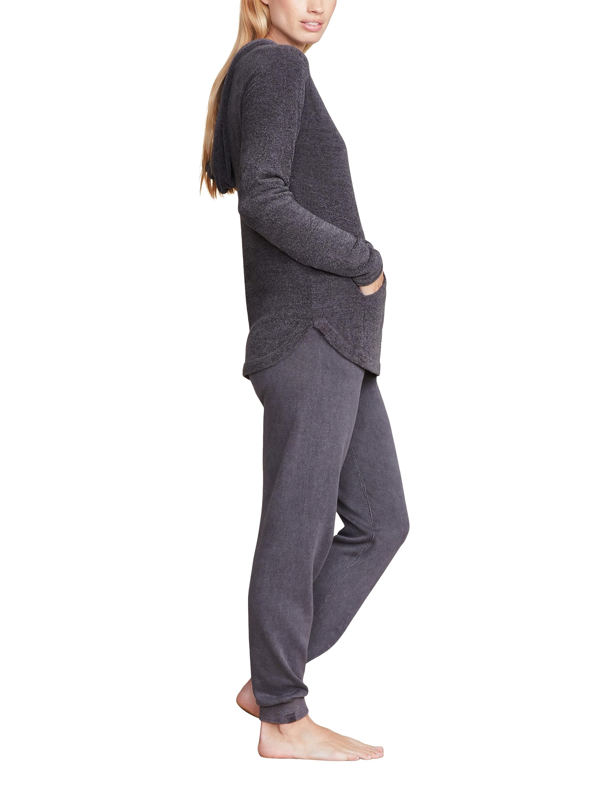 Barefoot Dreams Women's CozyChic Ultra Lite Pullover Hoodie - Soft Polyester Casual Jacket for Fall & Winter | Perfect for Lounging, Travel & Outdoor Activities