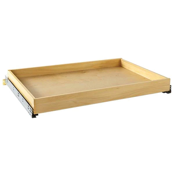 15-Inch Expandable Roll Out Tray - Durable Kitchen Organizer for Cabinets & Pantries | Perfect for Spice Storage, Baking Supplies & Under Sink Organization