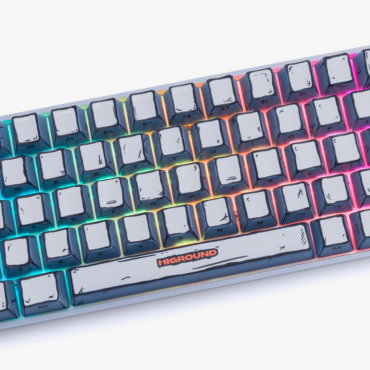 CELSHADE Basecamp 65+ Mechanical Keyboard - Gray | Compact Wired Gaming Keyboard for PC, Mac, Laptop | Perfect for Office Work, Gaming & Typing