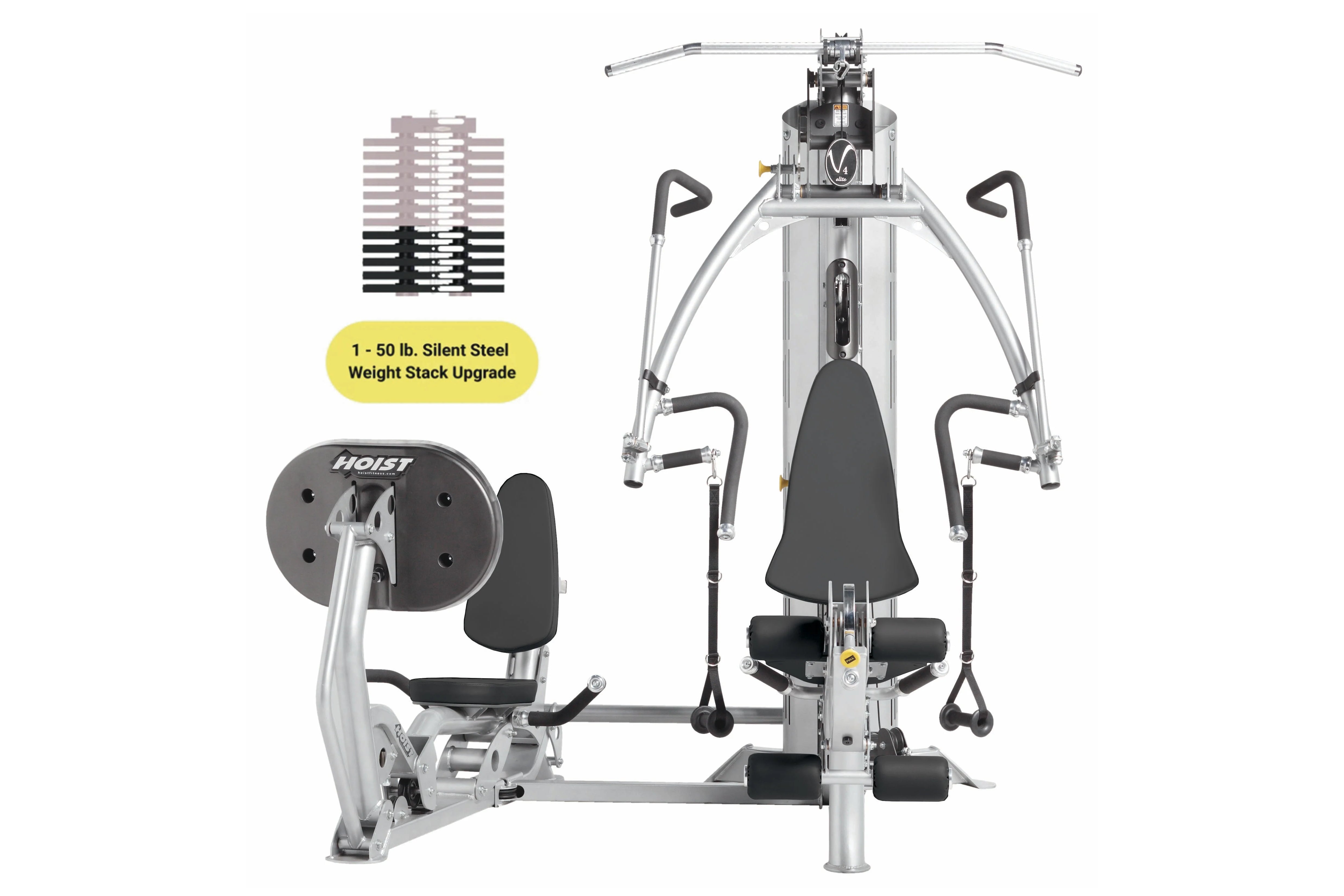 Hoist V4 Elite Home Gym System - Full Body Workout Equipment for Strength Training & Fitness - Perfect for Home Gym, Garage, or Small Spaces (Summer Sale)