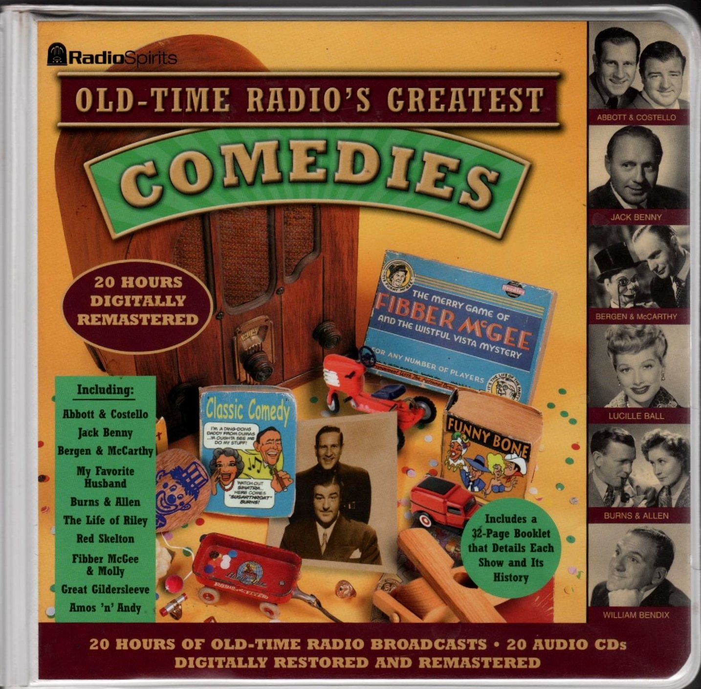 Classic Old Time Radio Comedy Shows - Vintage Humor & Entertainment for Relaxation & Nostalgia | Perfect for Road Trips, Home Listening & Retro Enthusiasts
