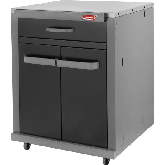 Coleman Revolution Storage Unit Black Gloss - Heavy Duty Outdoor Gear Organizer for Camping, Hiking & RV Trips - Waterproof & Durable Storage Solution