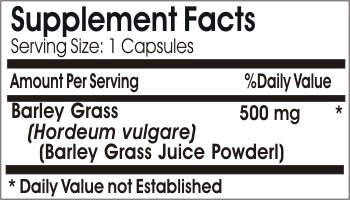 PureControl Supplements Barley Grass 500mg - 200 Capsules | Organic Superfood Supplement for Detox & Energy Boost | Perfect for Daily Wellness & Immune Support