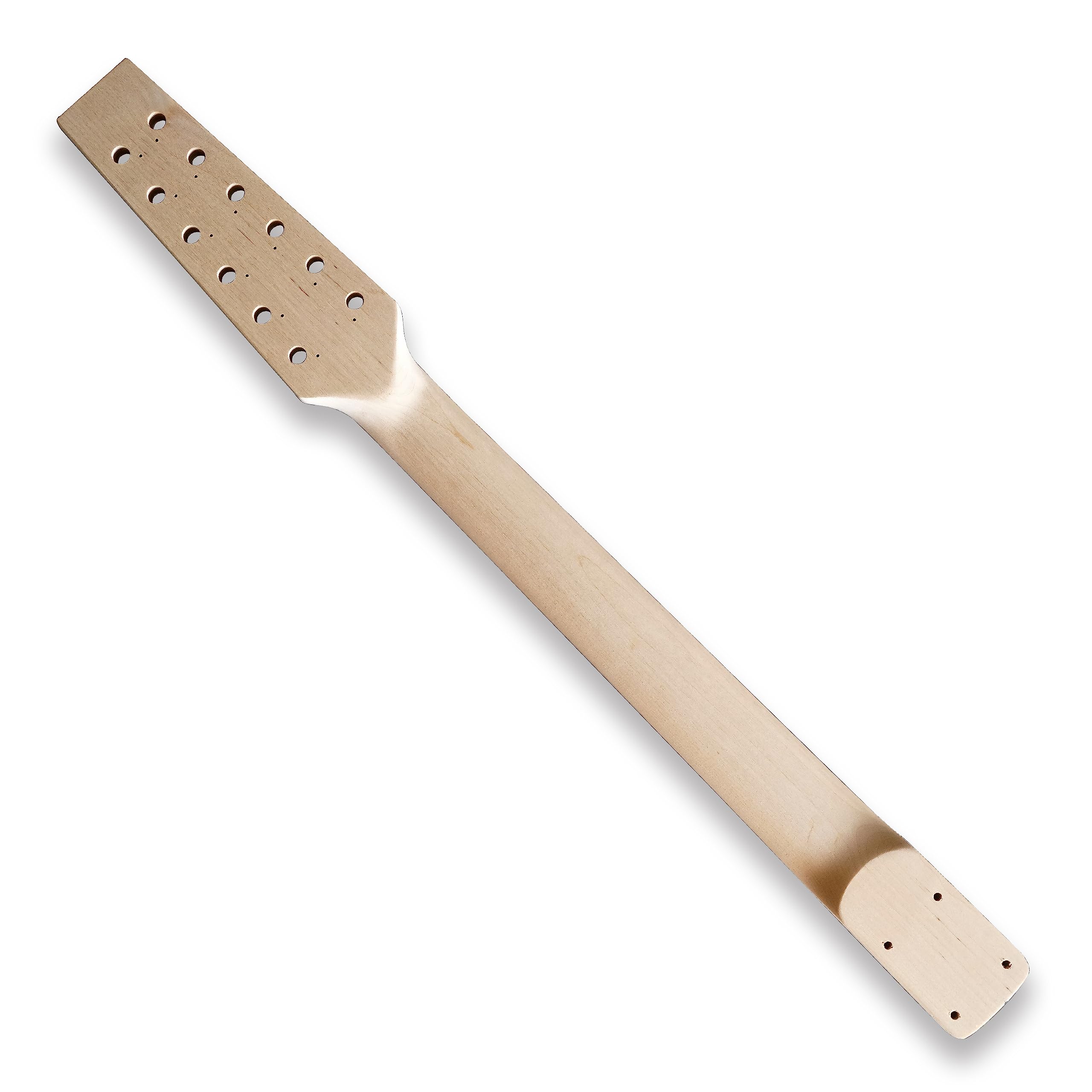 BexGears DIY Left-Handed 12-String ST Style Electric Guitar Kit - Mahogany Body with Maple Neck - Build Your Own Guitar for Beginners & Musicians - Perfect for Home Studio, Live Performances & Gift Giving