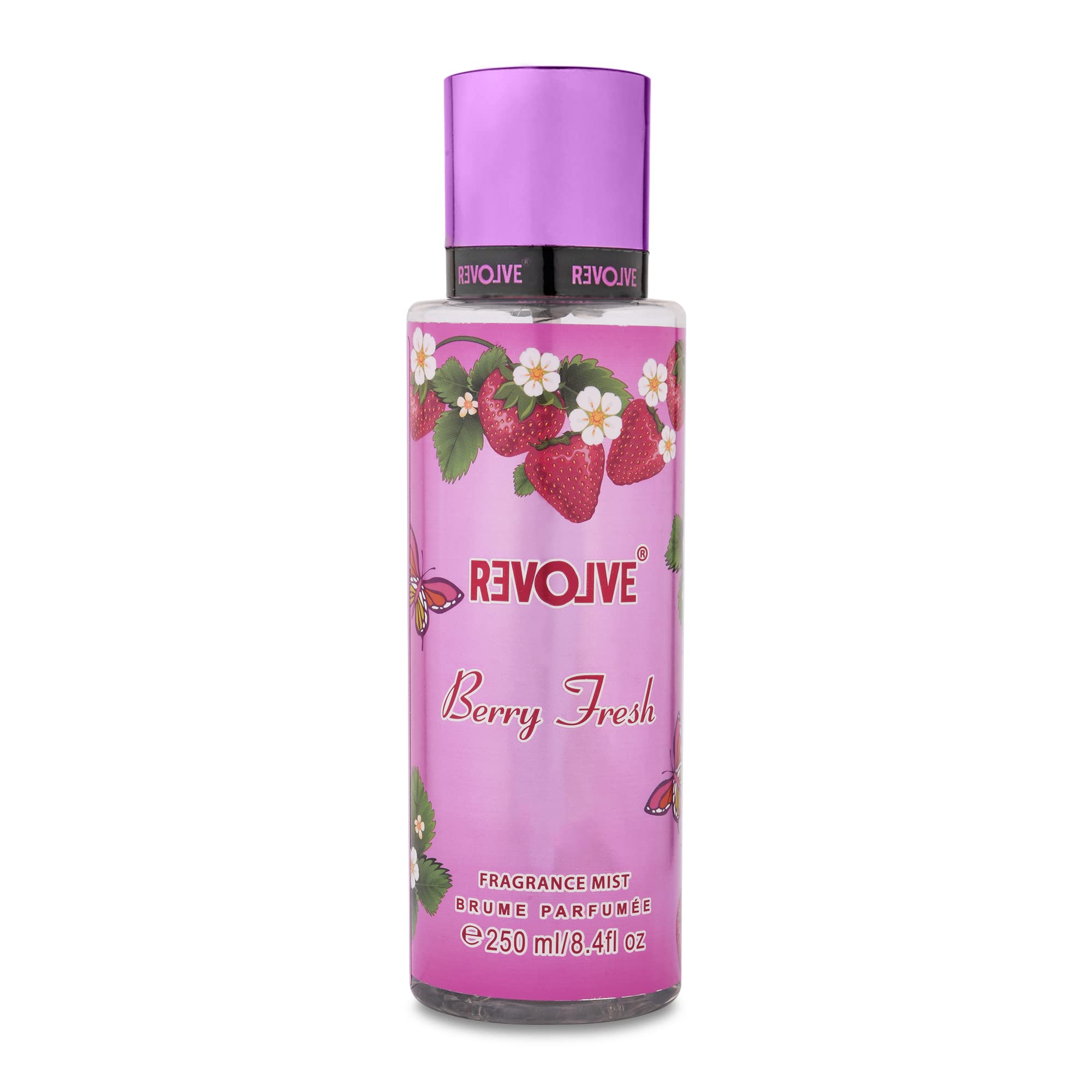 Berry Fresh Long Lasting Body Mist 250ml - Floral Fruity Fragrance for Women, All-Day Freshness - Perfect for Daily Use, Gym, Work & Date Nights