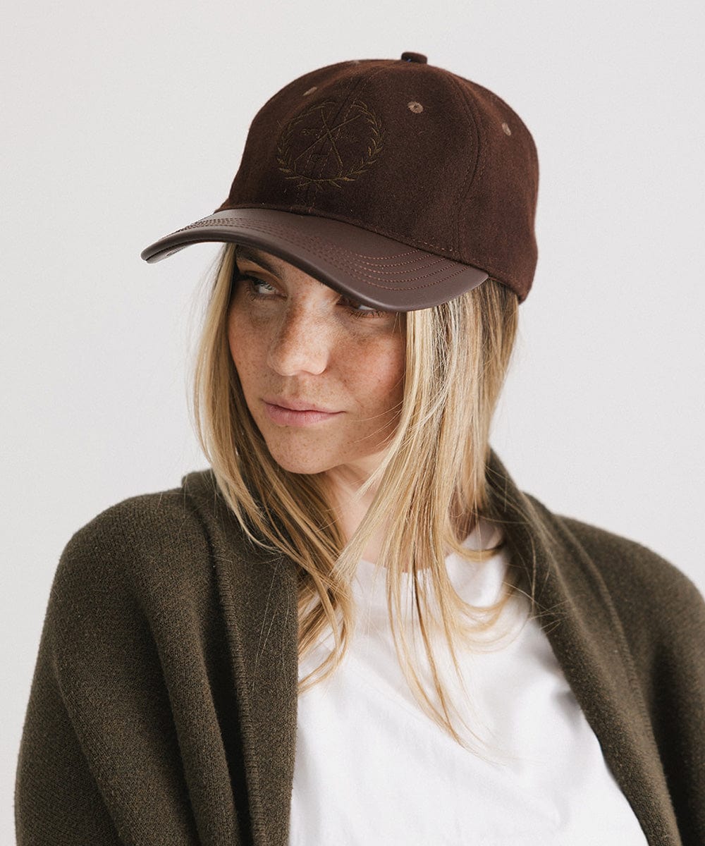 Premium Aven Leather Baseball Cap for Men & Women - Stylish & Durable Leather Hat for Outdoor, Travel & Casual Wear