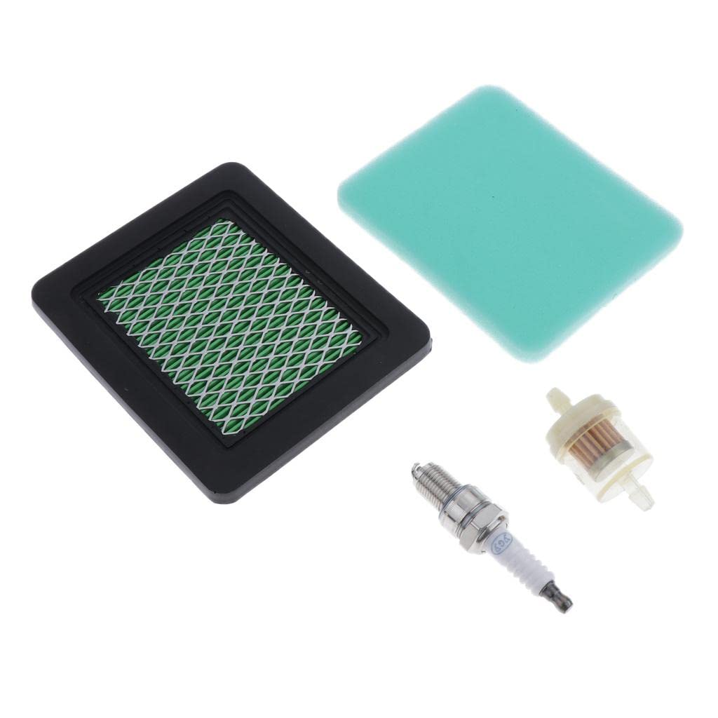 GCV135 GCV160 GCV190 HRU19 HRU217 Lawn Mower Air Filter & Spark Plug Replacement Kit - Compatible with Honda Engines - Perfect for Lawn Maintenance & Small Engine Repair