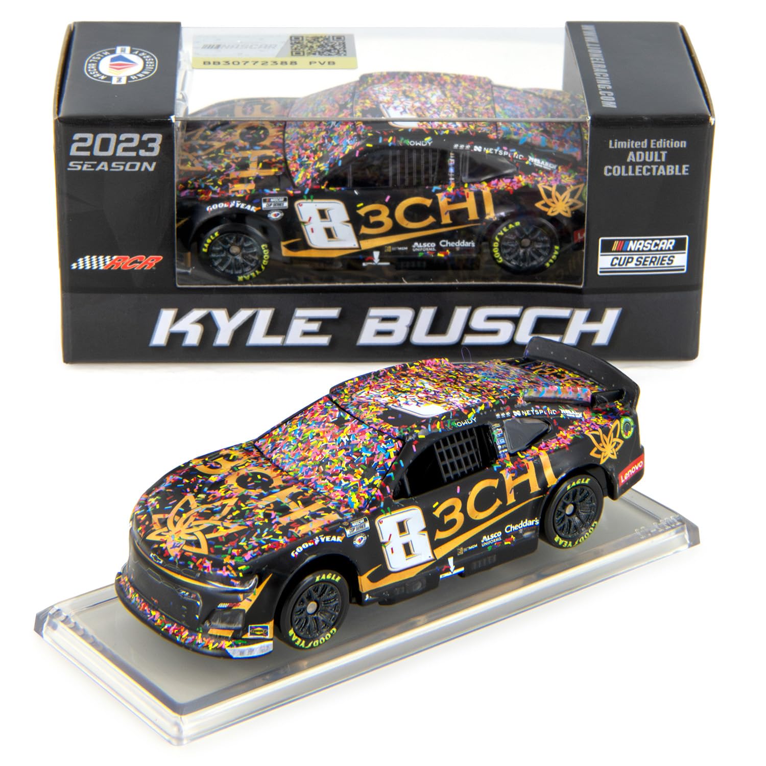 Kyle Busch 2023 WWTR Gateway Race Win Diecast Car 1:64 Scale - Lionel Racing NASCAR Collectible for Display & Racing Enthusiasts