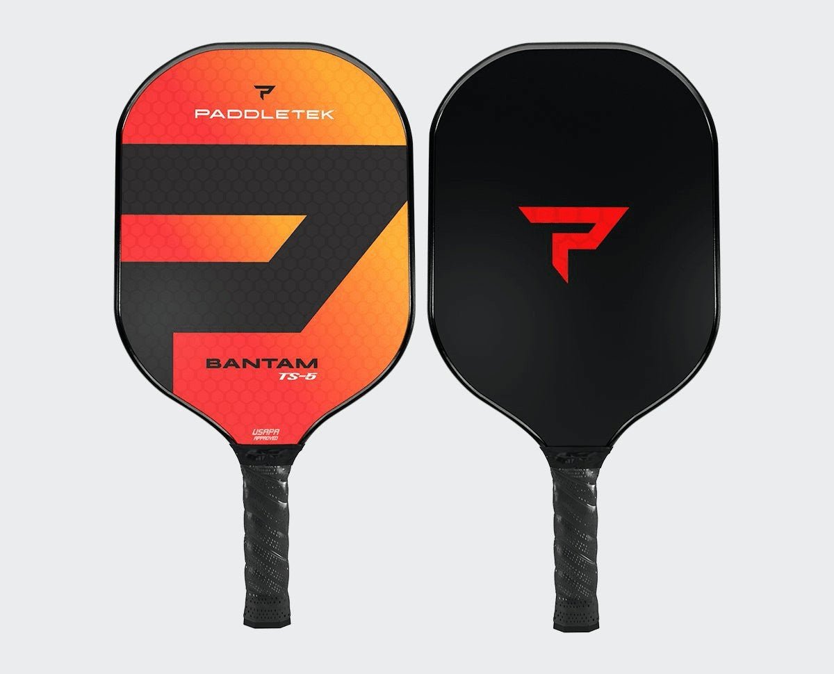 Paddletek Bantam TS-5 Pickleball Paddle | Lightweight Carbon Fiber | USA Made | Perfect for Beginners & Intermediate Players | Indoor & Outdoor Court Use