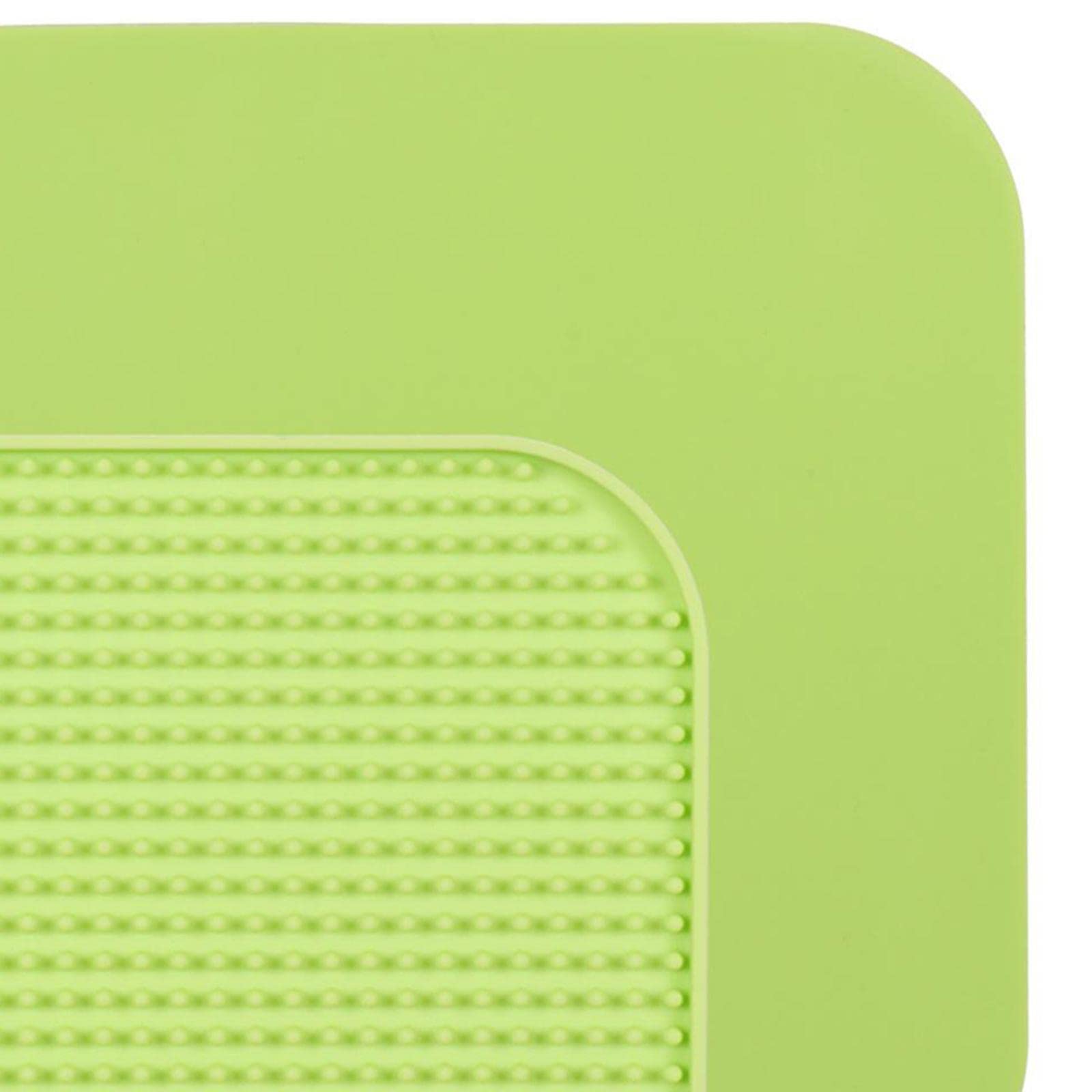 UJEAVETTE® Slow Feeder Dog Lick Mat - Fun Interactive Puzzle Toy for Dogs, Alternative to Snuffle Mat & Dog Bowl - Green - Perfect for Mealtime Enrichment, Anxiety Relief & Boredom Buster for Pets