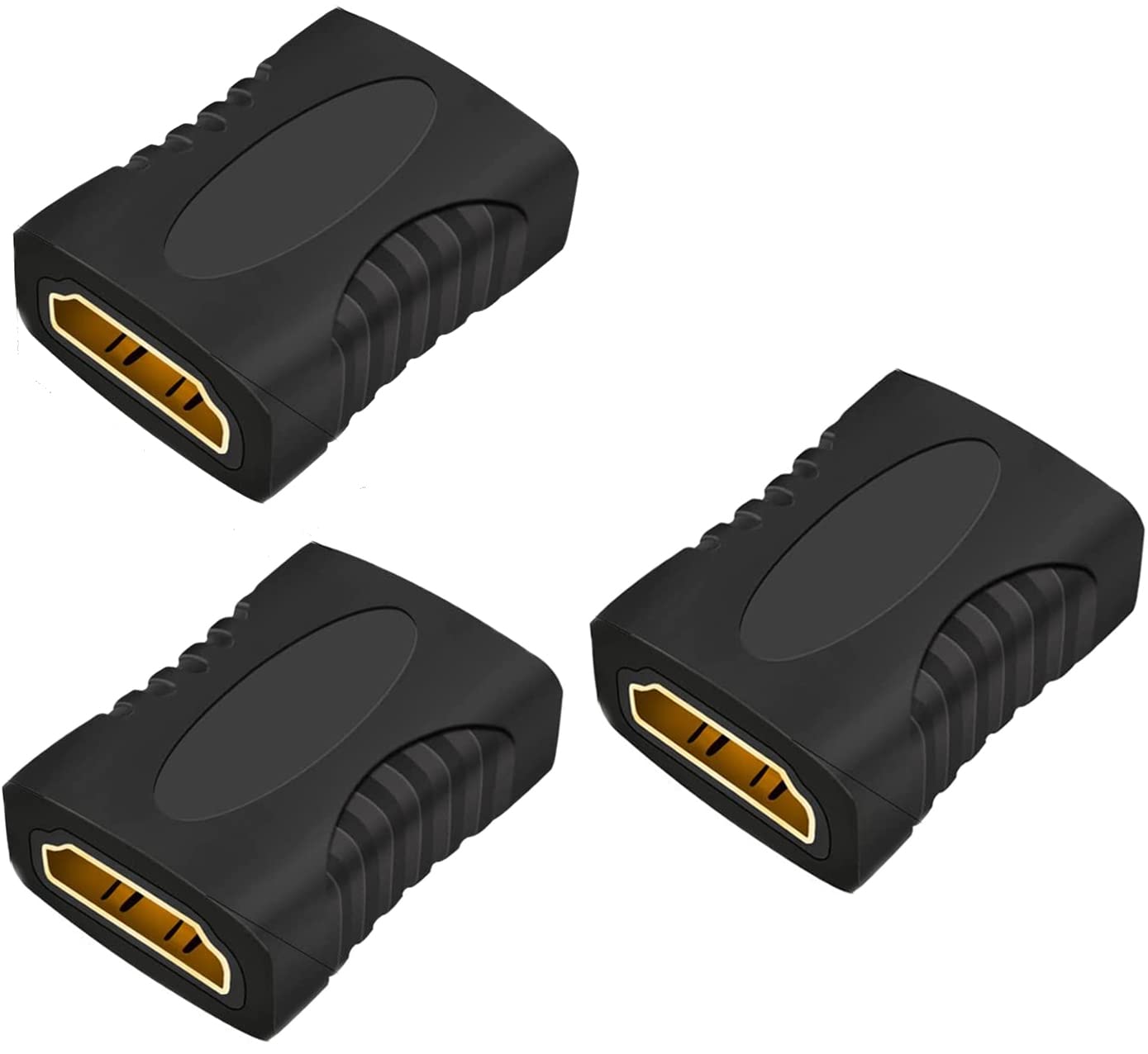 PJP Electronics HDMI Female to Female Coupler (3 Pack) - 4K 60Hz 1080p HDMI Extender Joiner - Perfect for Home Theater, Gaming & Office Setup