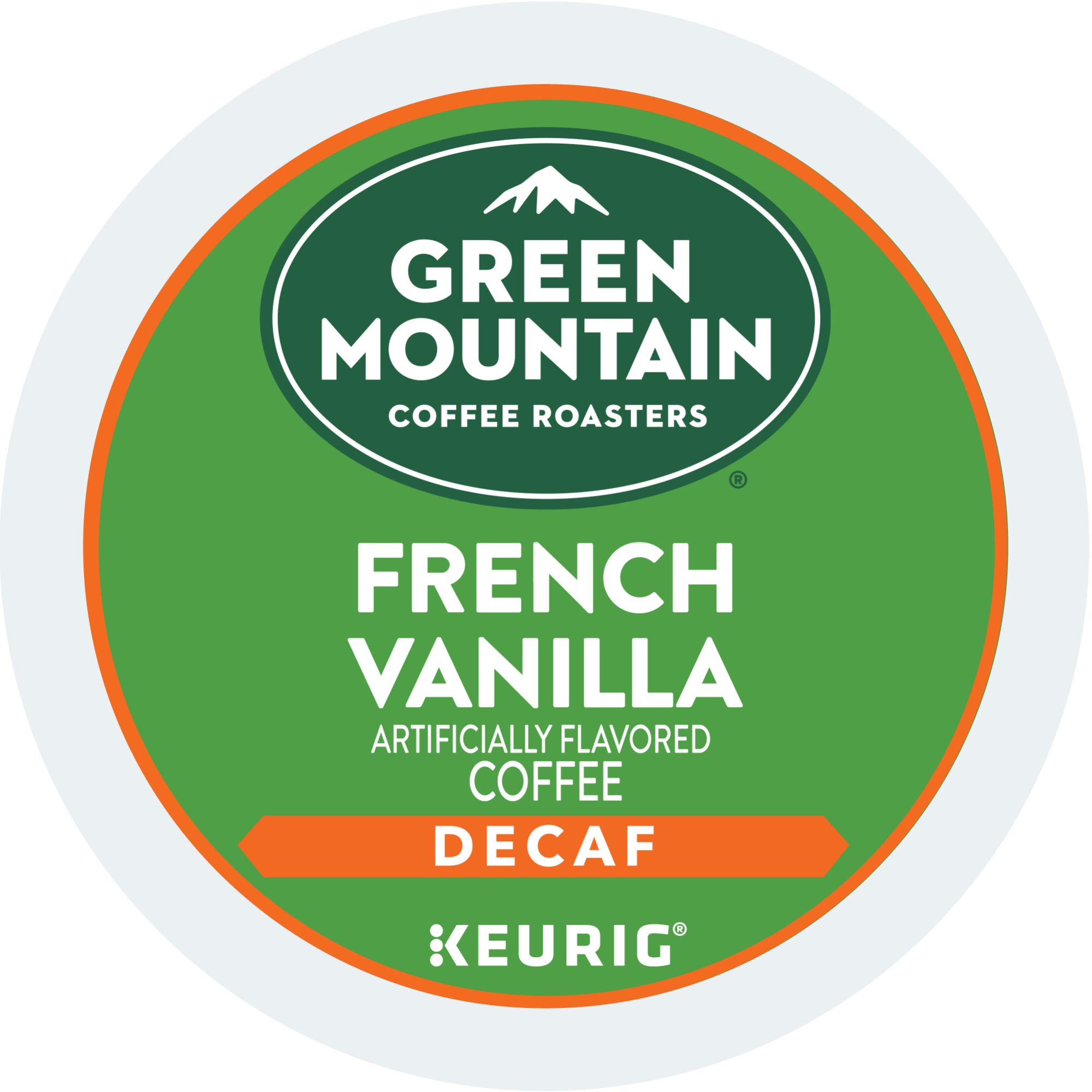 Green Mountain Coffee Roasters French Vanilla Decaf Keurig K-Cup Pods - Light Roast Coffee (96 Count) | Perfect for Office, Home & Gifts | Single-Serve Convenience