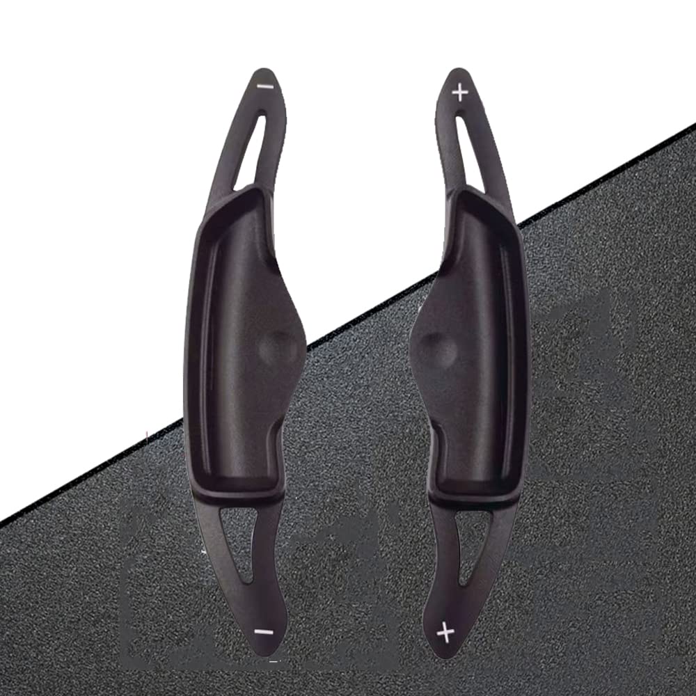 Kakash Custom Aluminum Steering Wheel Paddle Shifter Extensions (2Pcs/Set) - Black - Compatible with Hyundai Tucson 2022-2023, Sonata 2020-2022, Elantra 2021-2022 | Enhance Driving Experience & Sporty Look
