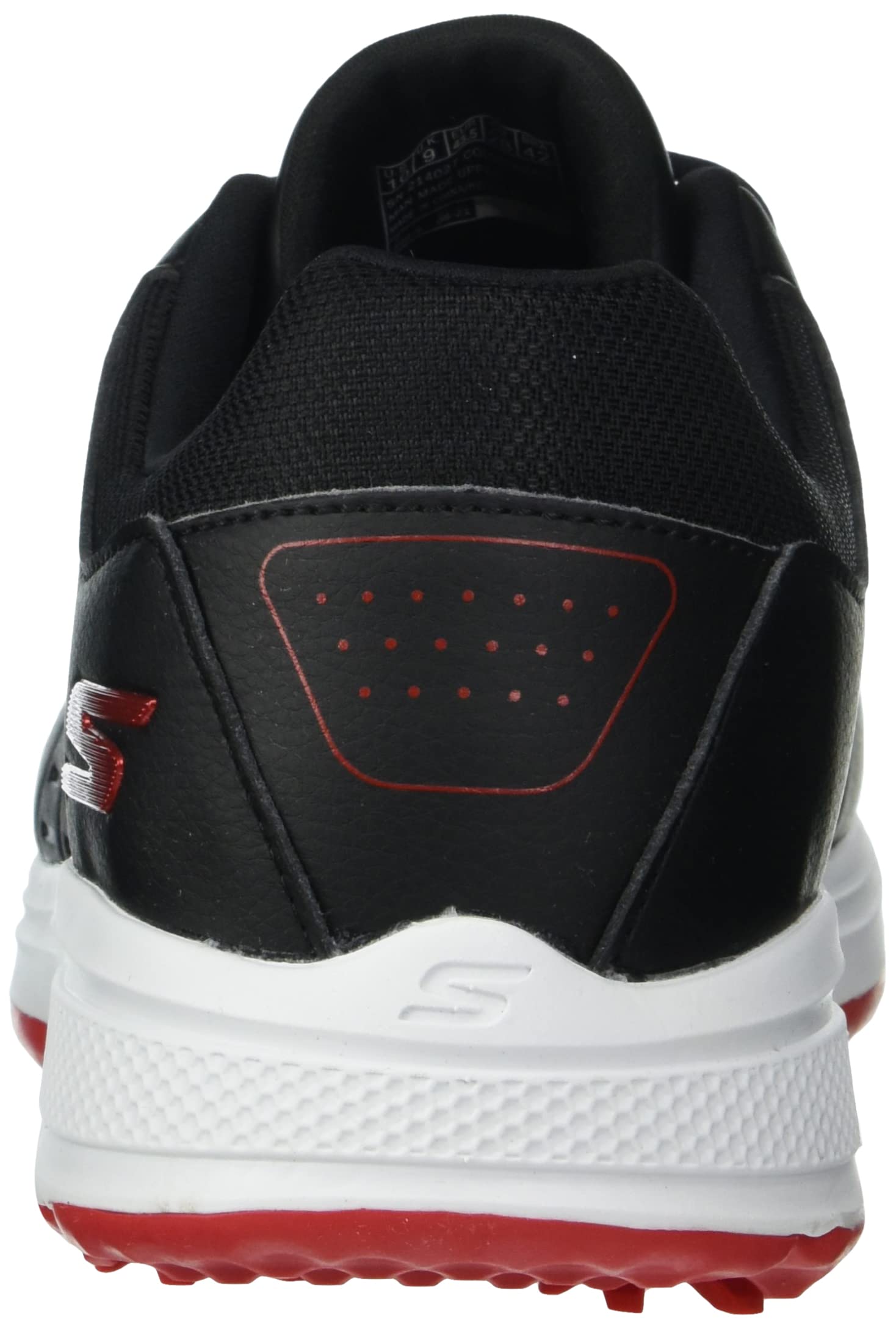 Skechers Men's Torque Waterproof Golf Shoes - Lightweight Comfortable Spiked Golf Shoes for Men, Breathable & Slip-Resistant - Perfect for Golf Course, Driving Range & Outdoor Sports