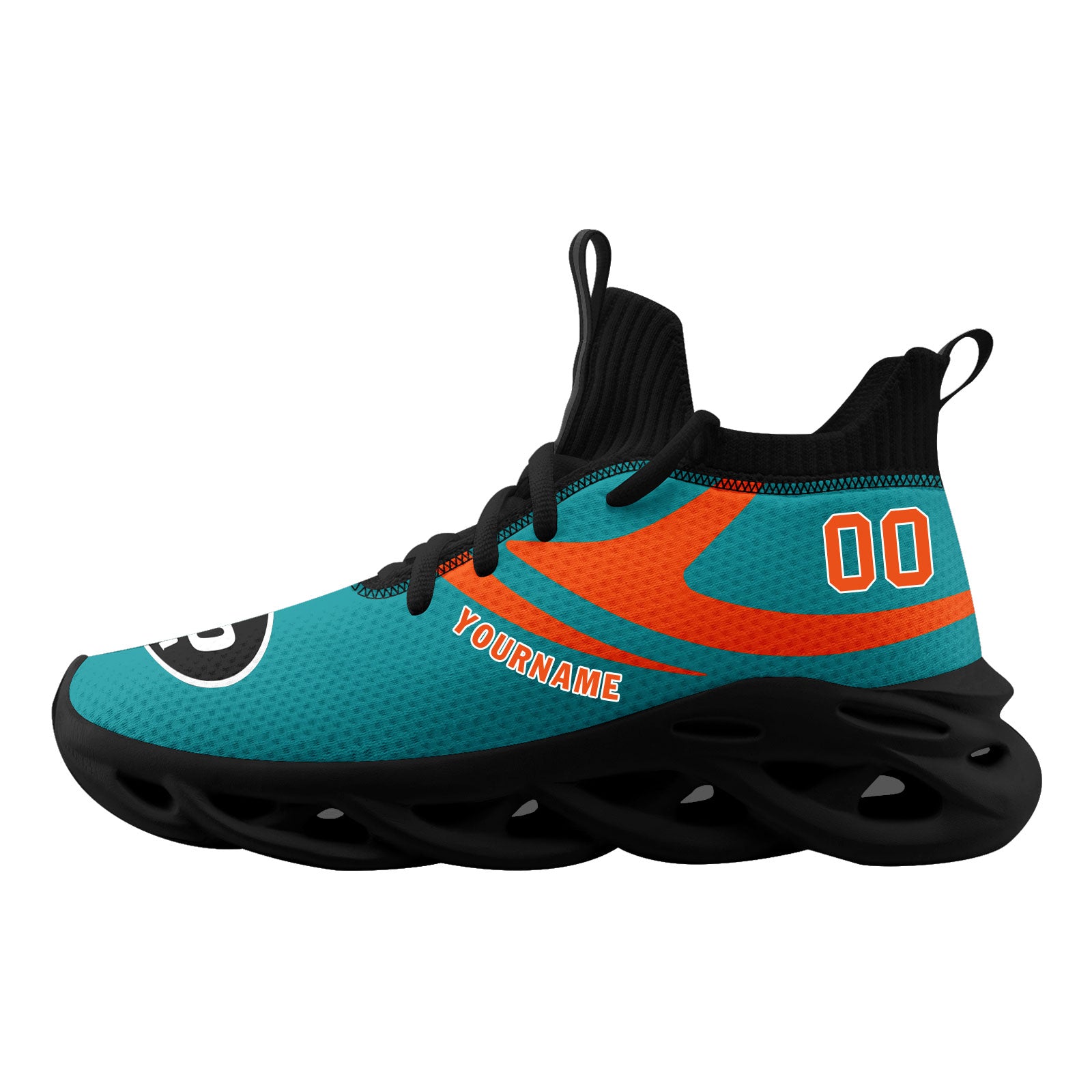 Custom Light Green Miami Maxsoul Personalized Sneakers for Men & Women - Breathable Comfortable Walking Shoes for Running, Gym, and Casual Wear (Style: FN030 D025004 Size 25)