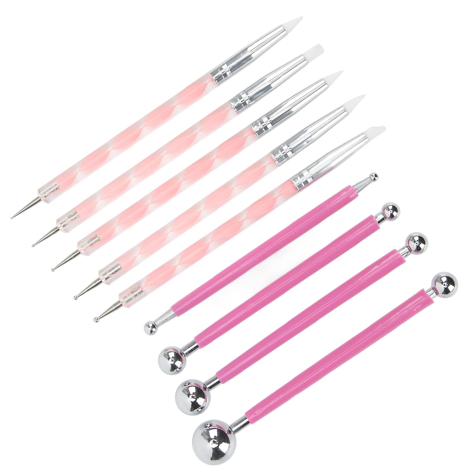 9-Piece Ceramic Clay Tool Set - Durable DIY Sculpting, Pottery & Manicure Tools for Artists & Crafters - Perfect for Clay Modeling, Ceramics & Nail Art