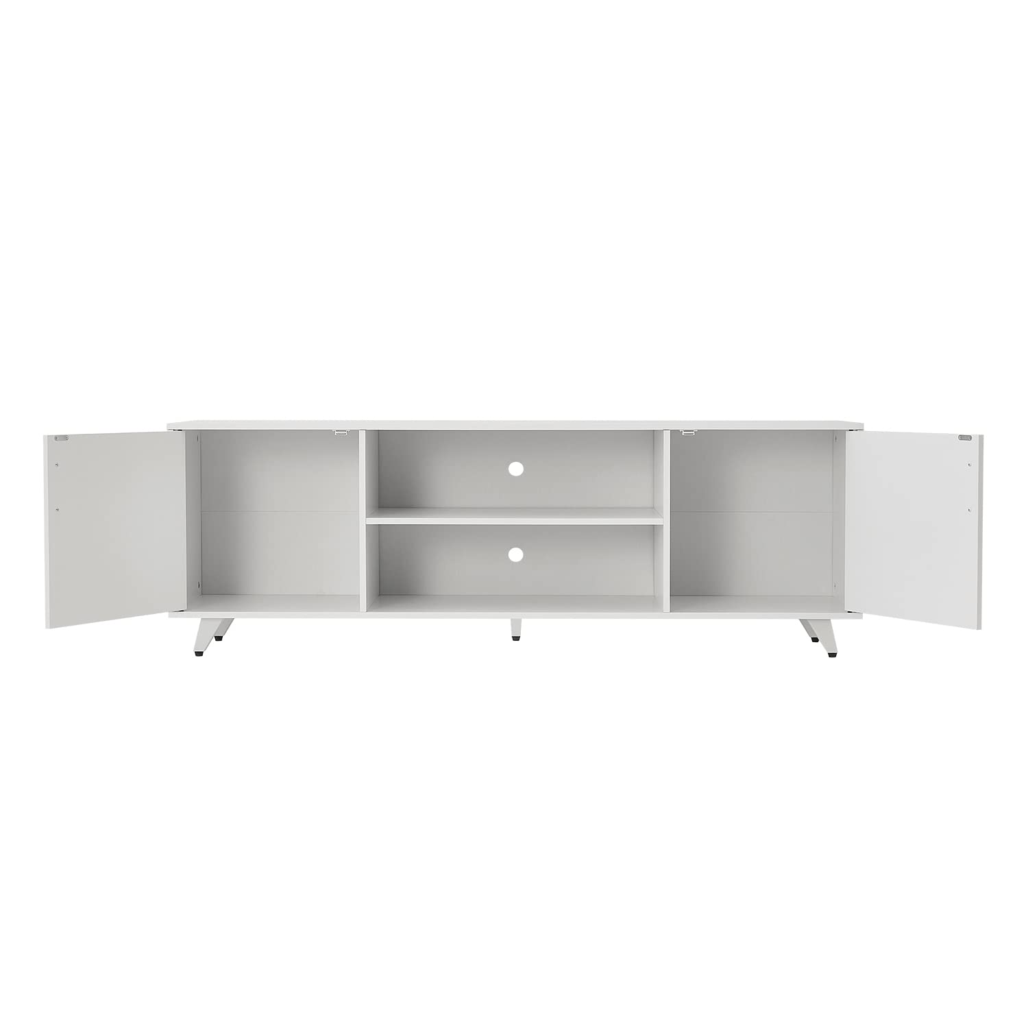 Modern TV Stand with 2 Doors & Shelves - Panana 63