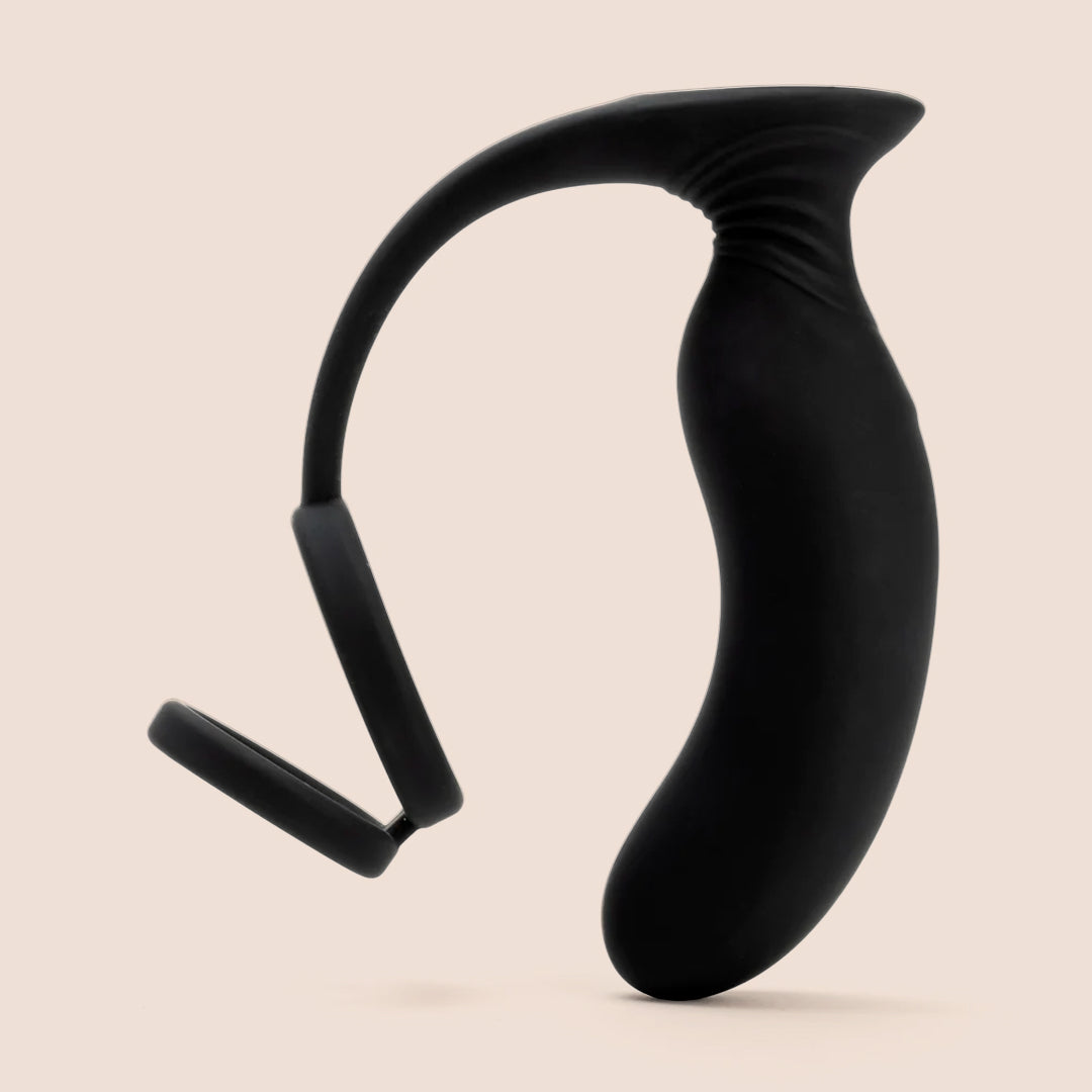 SIMPLI Rechargeable Silicone Prostate Massager with C-Ring | Powerful Vibration for Men | Perfect for Relaxation & Intimate Pleasure at Home