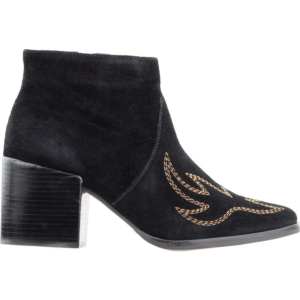 Matisse Women's Vox Embroidered Ankle Booties - Stylish & Comfortable Fall Fashion Boots for Casual Outings & Date Nights