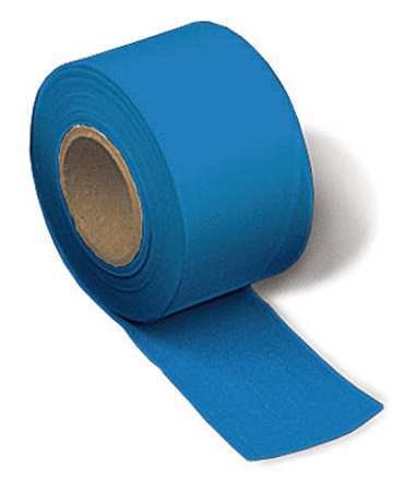 High Visibility Blue Taffeta Flagging Tape - 300 ft x 2 in for Surveying, Construction & Outdoor Marking | Durable & Weather-Resistant