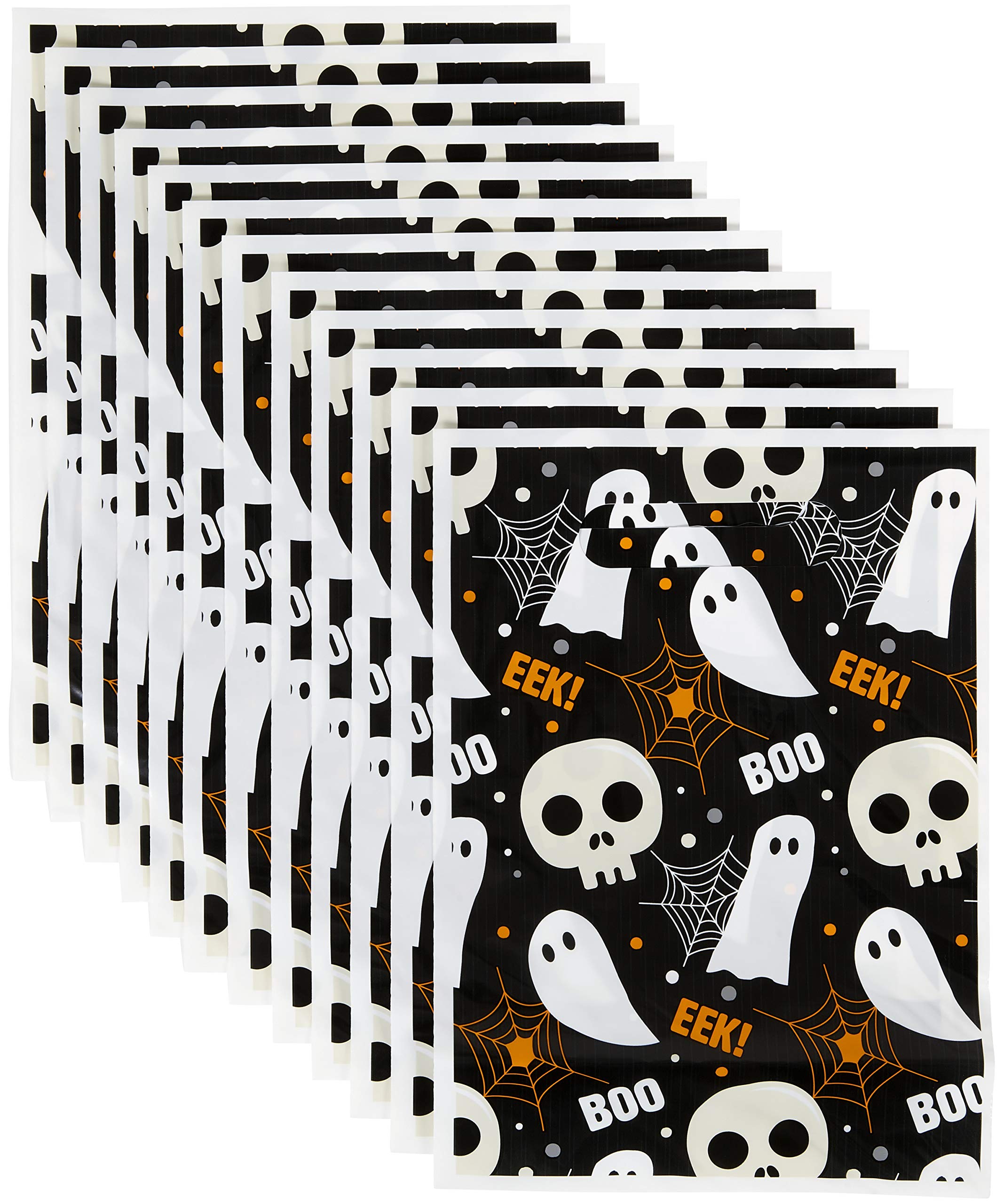Halloween Treat Bags - 12 Pack Bulk Non-Food Party Favors for Trick or Treat, Classroom Rewards & Goodie Bags