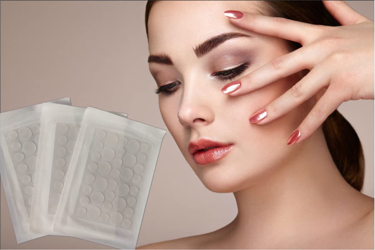 Hydrocolloid Acne Pimple Patches - 108 Count Invisible Absorbing Cover for Face & Skin Care | Spot Treatment for Breakouts, Blemishes & Zits | Perfect for Overnight Use & Daily Skincare Routine
