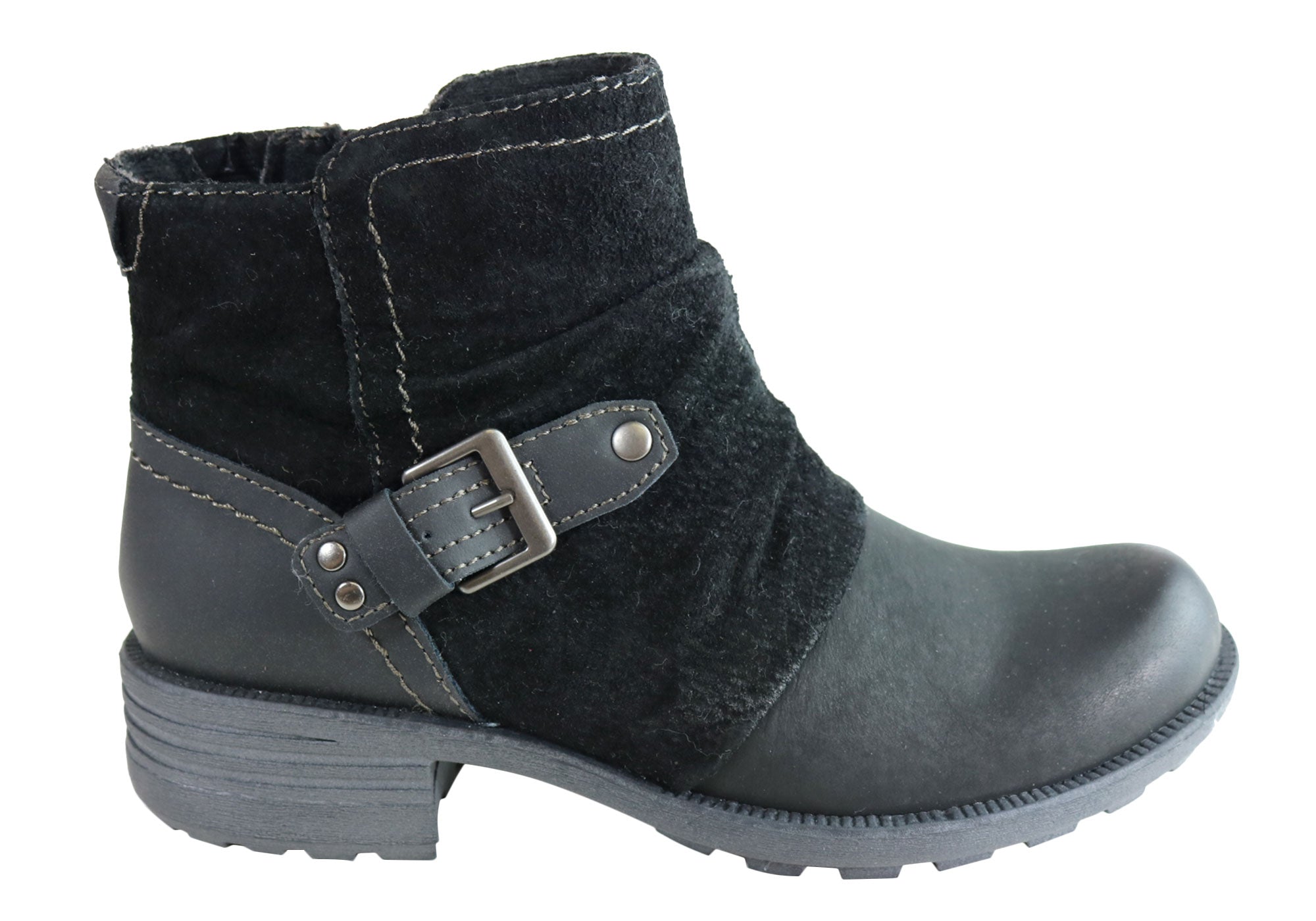 Planet Shoes Peyton Women's Comfortable Leather Ankle Boots with Arch Support - Perfect for Work, Travel & Everyday Wear