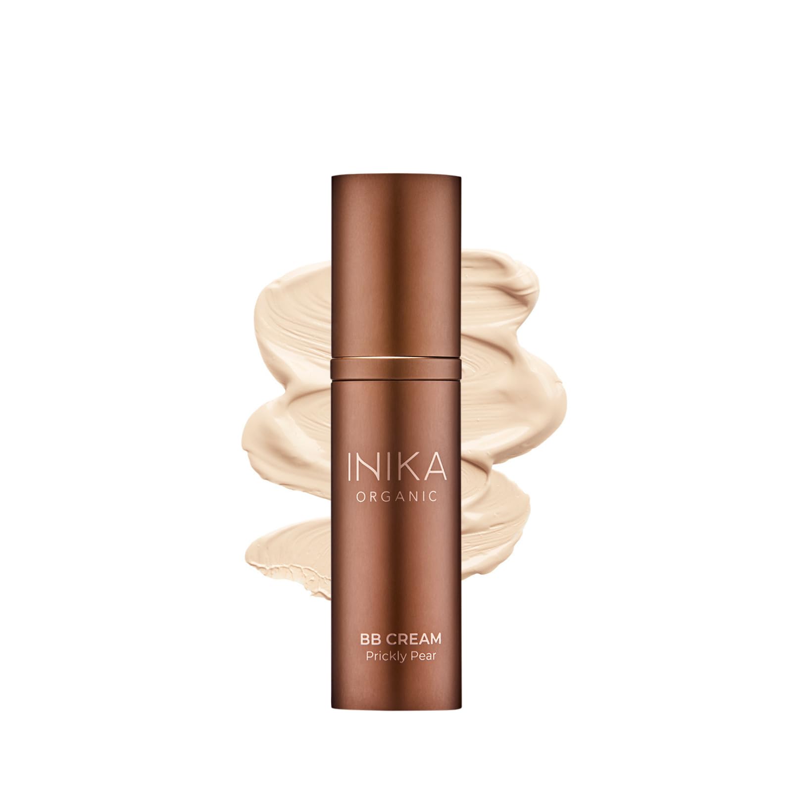 INIKA Organic BB Cream Foundation - Vegan, Hydrating Makeup with Prickly Pear, Jojoba & Pomegranate Seed Oil - Lightweight, Radiant Glow for Balanced Skin Tone - 1 fl oz - Perfect for Daily Wear, Natural Makeup Looks & Sensitive Skin Care Routine
