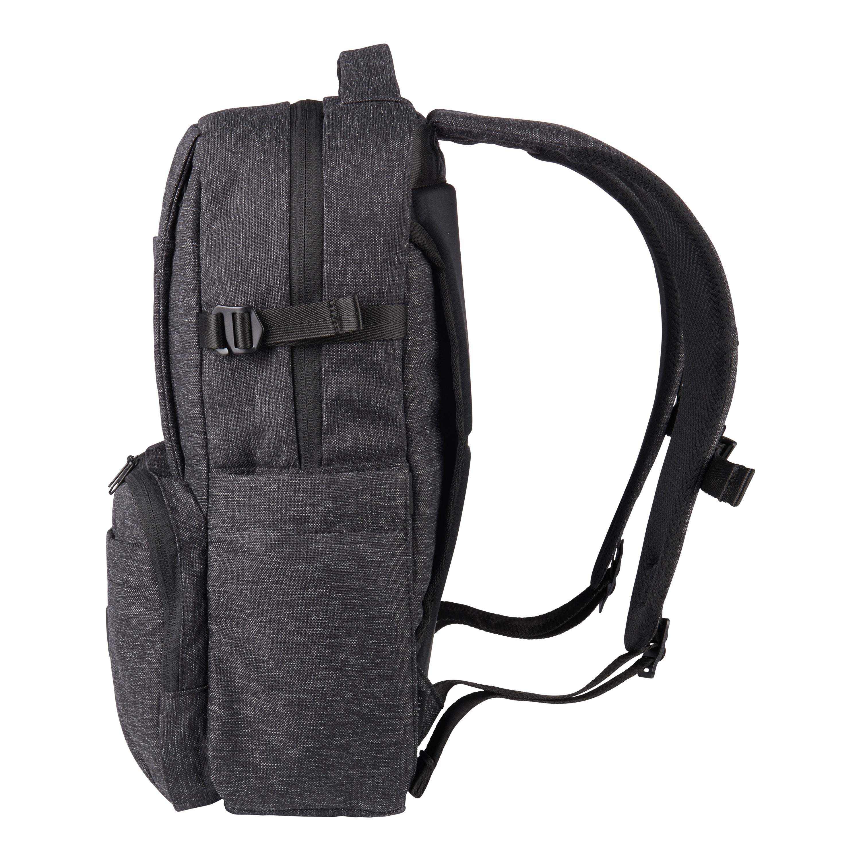 Premium Technical Backpack Gunmetal Woven V2 - Durable Laptop Backpack for Travel, Hiking & Everyday Use