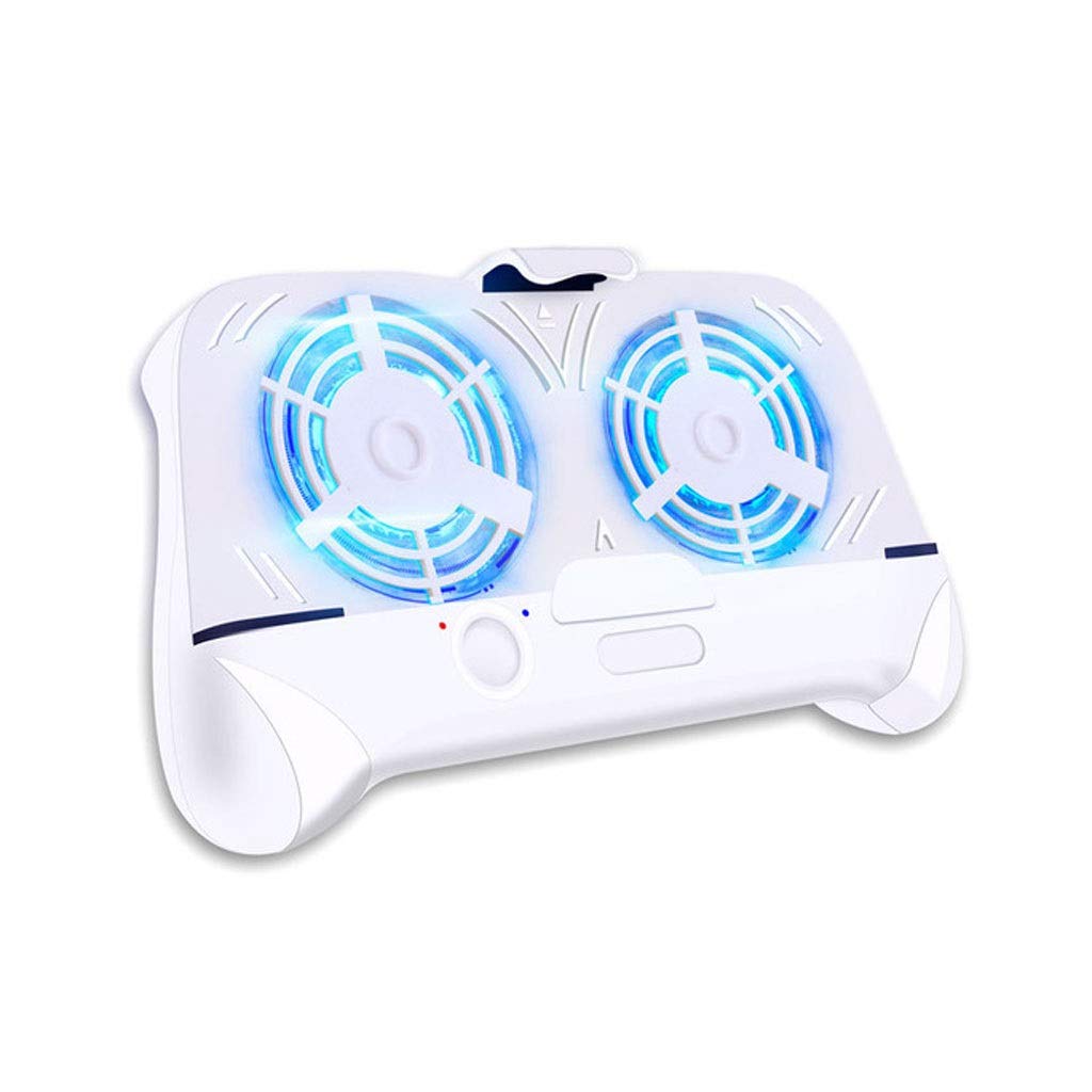 XJJZS Multifunctional Gaming Controller with Dual Cooling Fans - Ergonomic Phone Bracket & Heat Dissipation for Mobile Gaming - Perfect for PUBG, Fortnite & Call of Duty Mobile (Color: Black)