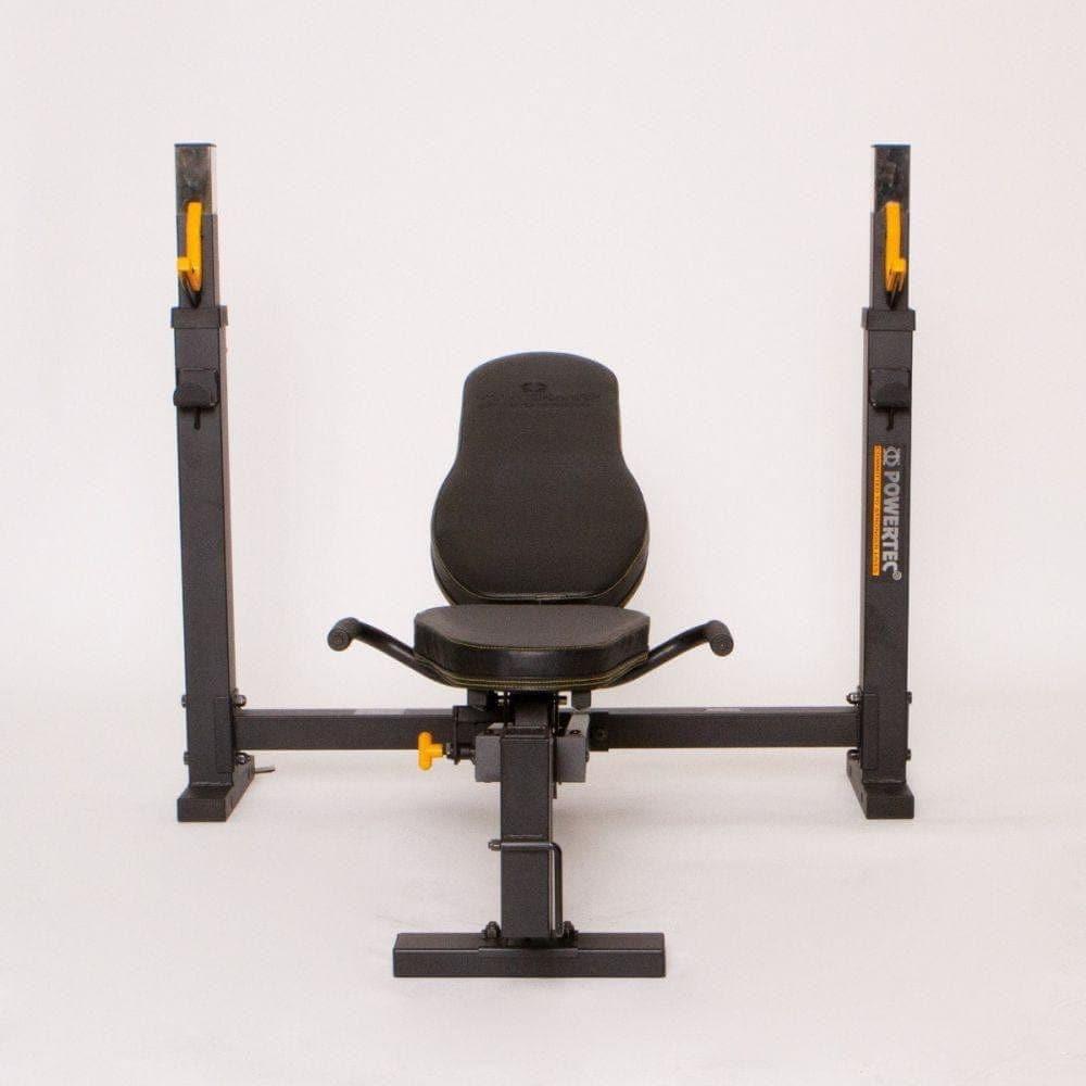 Powertec Workbench Olympic Bench - Heavy Duty Weight Bench for Home Gym & Strength Training | Perfect for Bodybuilding, Powerlifting & CrossFit Workouts