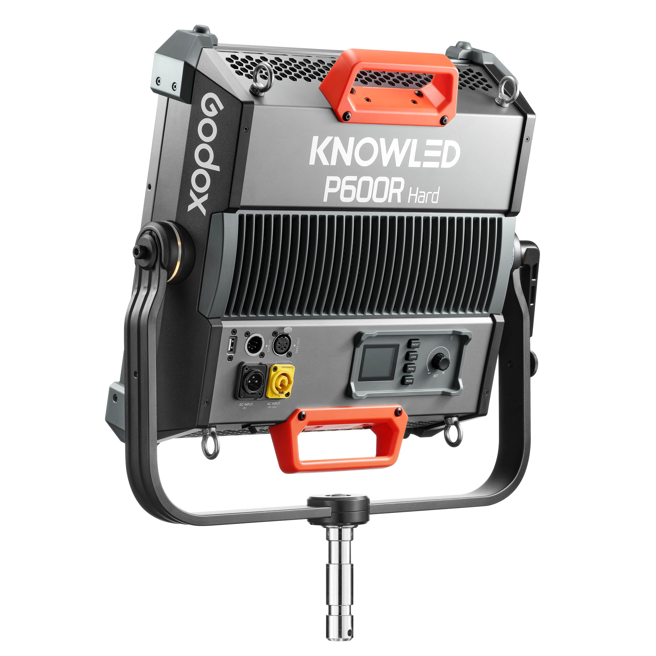 KNOWLED P600R 1x1 Foot RGBWW Hard Cine LED Panel - Professional Studio Lighting for Film, Photography & Video Production