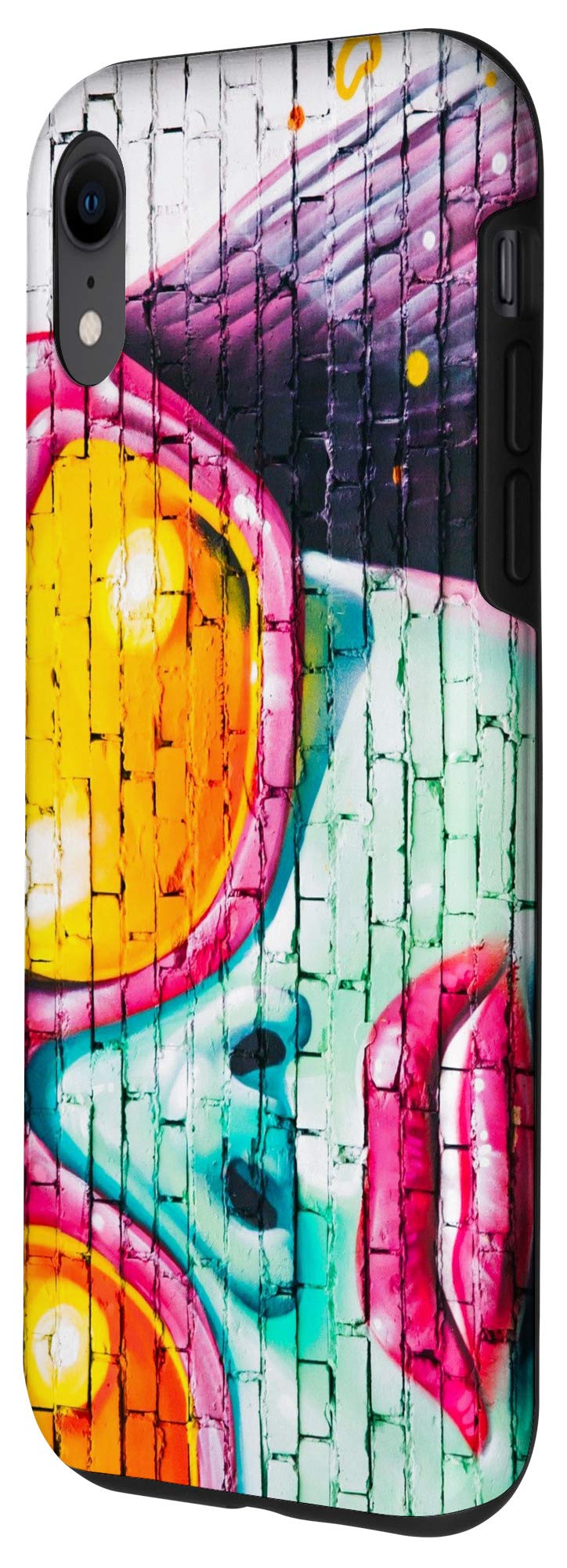 iPhone XR Case - Street Art Design Featuring Woman on Wall - Durable Protective Cover for Everyday Use & Travel