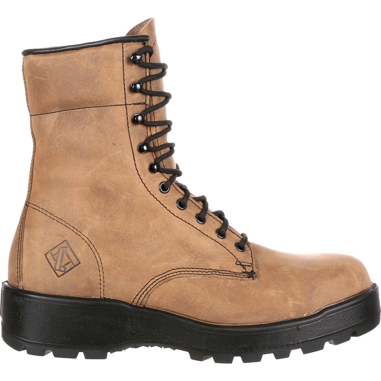 Lehigh Safety Shoes Steel Toe Work Boots for Men - OSHA Compliant Slip Resistant Construction Work Boots - Ideal for Construction, Warehouse & Industrial Work
