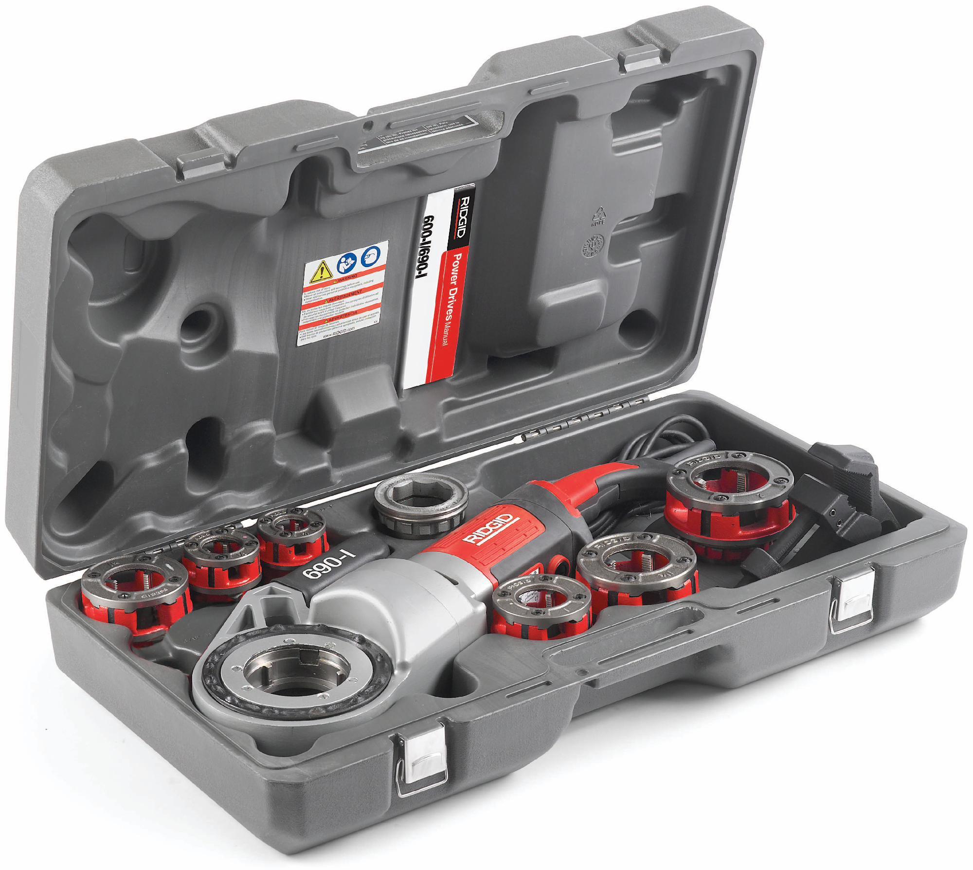 RIDGID 690 I Handheld Power Drive 44923 - Compact & Powerful Cordless Drill for DIY Projects, Home Repairs, and Professional Use