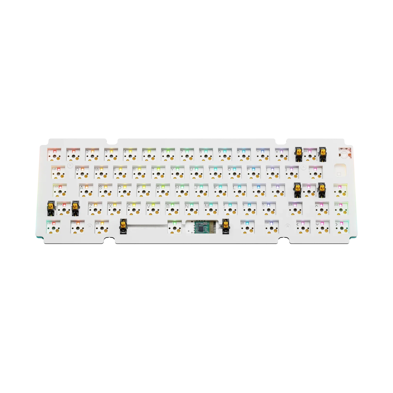GMMK 3 65% FR4 Switch Plate - White ANSI Layout for Mechanical Keyboard | Perfect for Gaming, Typing & Custom Builds