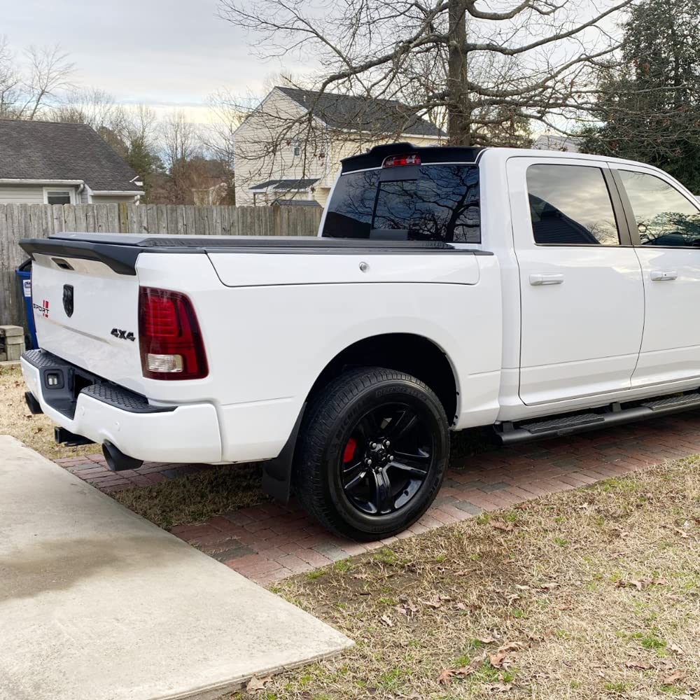 EGR982859 Painted EGR Truck Cab Spoiler for Dodge Ram 1500/2500/3500 | Light Khaki Metallic (AJC) | Aerodynamic Enhancement & Improved Fuel Efficiency | Perfect for Off-Roading & Highway Driving
