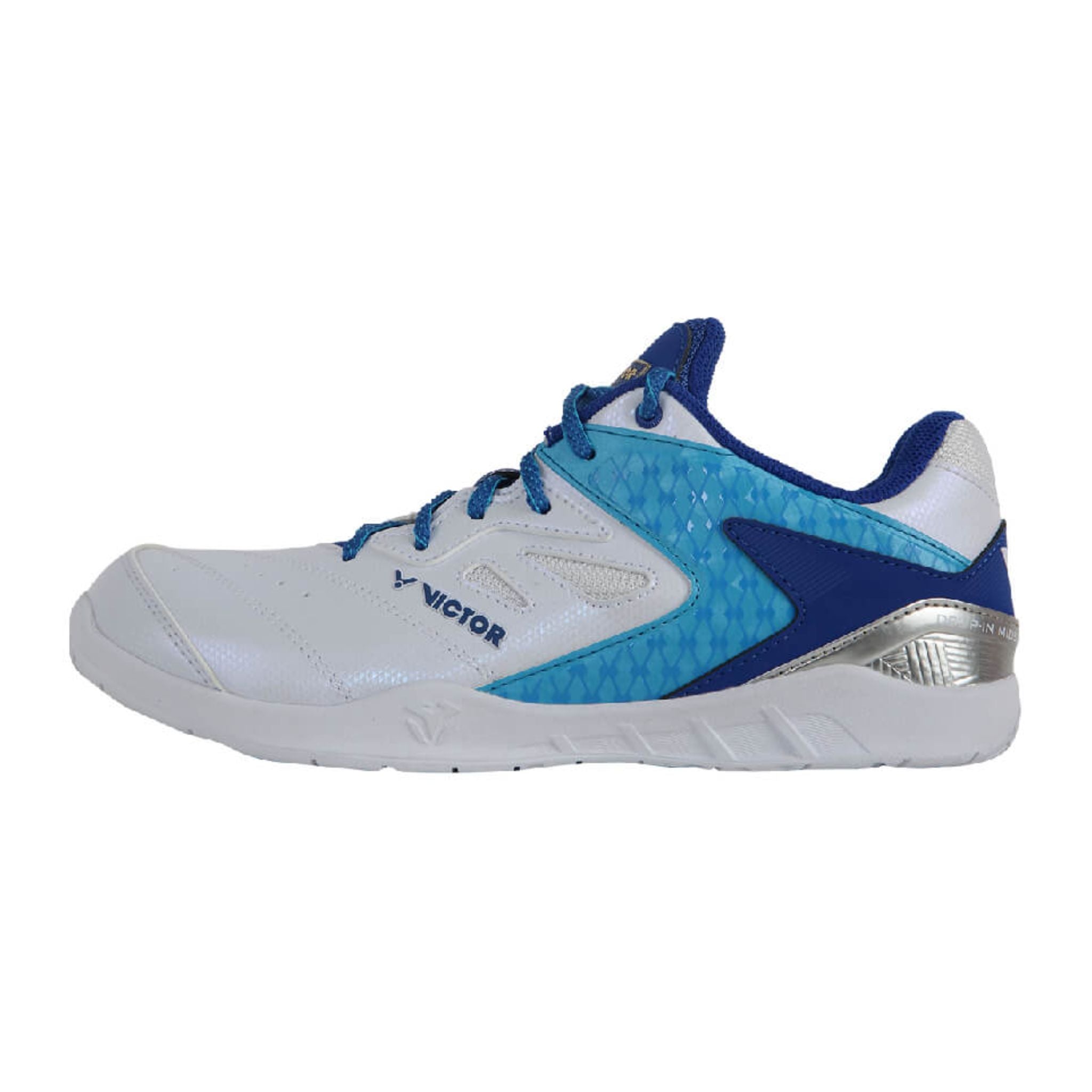 Victor P9200IIITD 55th Anniversary Badminton Shoes - White/Blue - Professional Court Shoes for Badminton & Indoor Sports - Perfect for Tournaments & Training Sessions