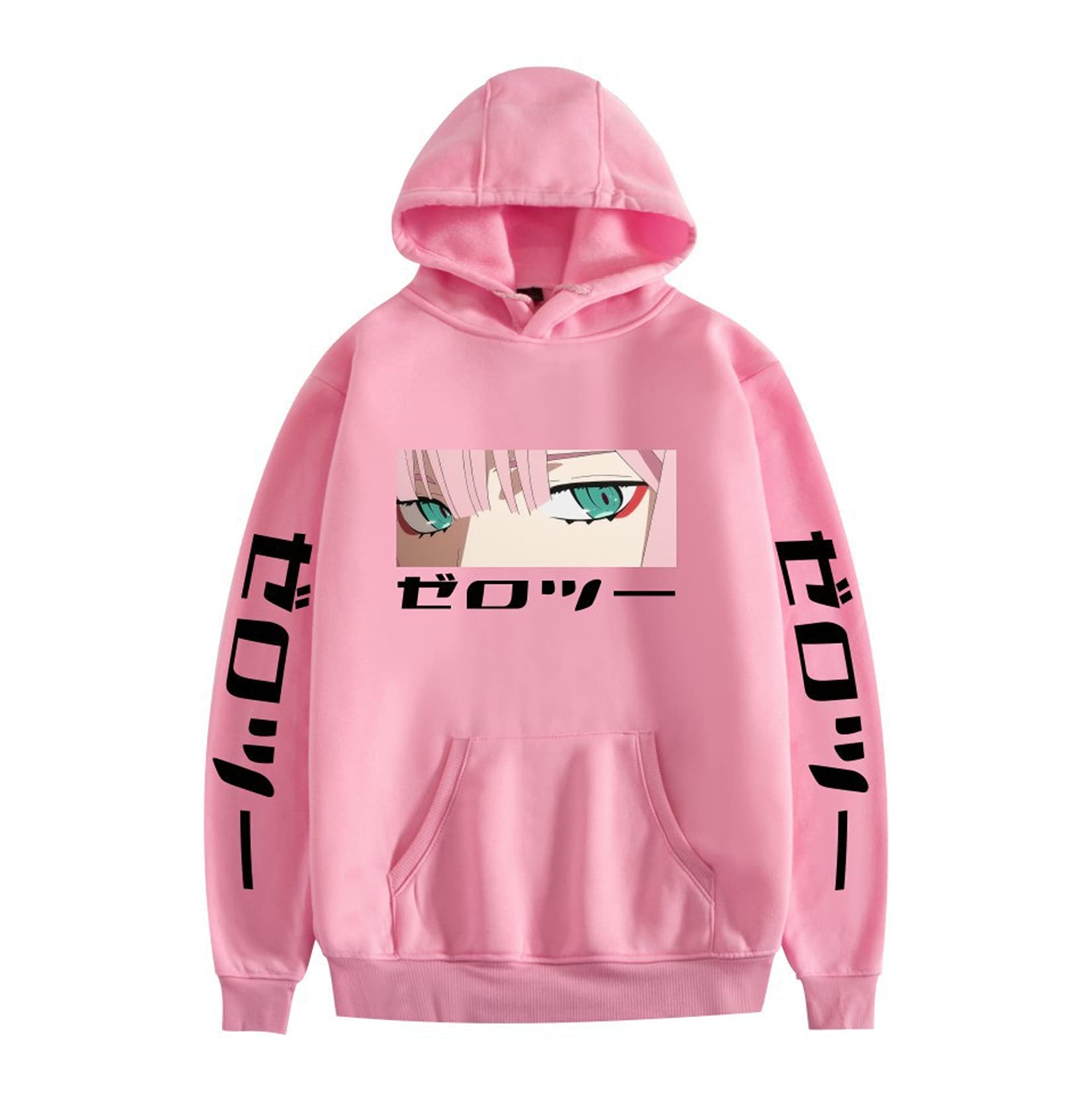 Zero Two Darling in The Franxx 3D Printed Anime Hoodie - Unisex Pullover Sweatshirt for Casual Wear & Cosplay | Perfect for Anime Fans, Gift Giving & Conventions