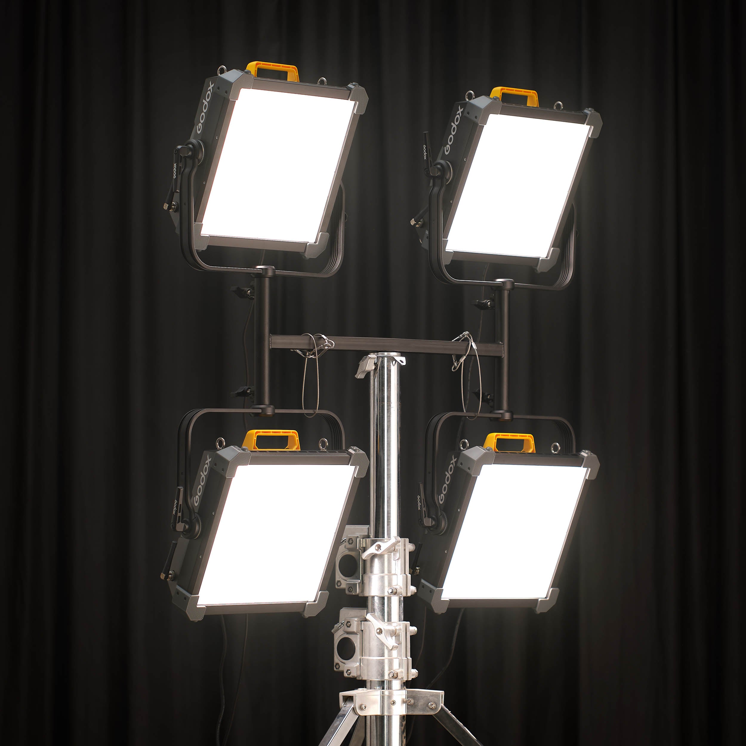 KNOWLED P600Bi 700W Bi-Color LED Panel Light - 1'x1' Hard Light for Photography, Videography & Film Production - Perfect for Studio, YouTube & Live Streaming