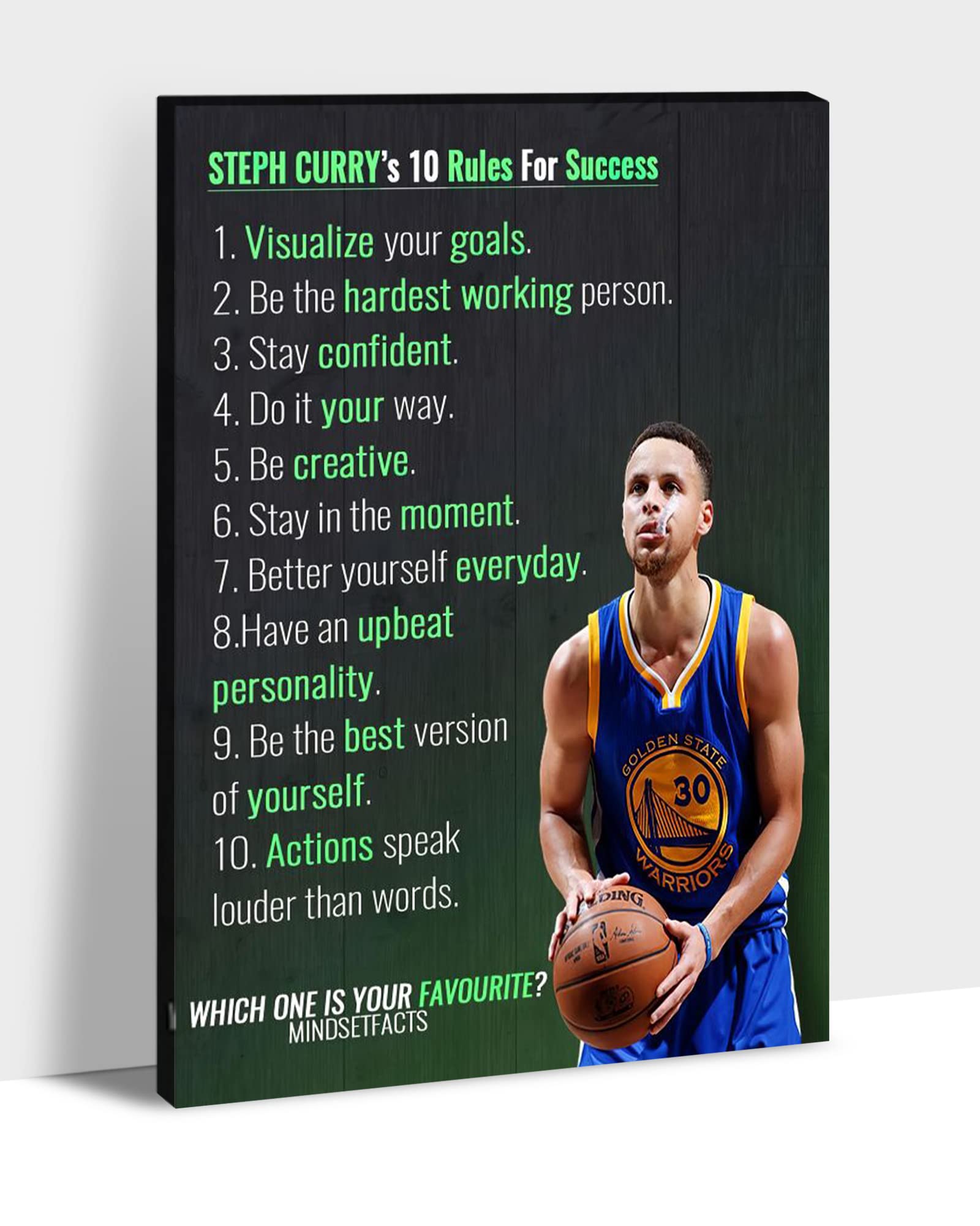 Stephen Curry Framed Poster - Golden State Warriors Basketball Wall Art, 32
