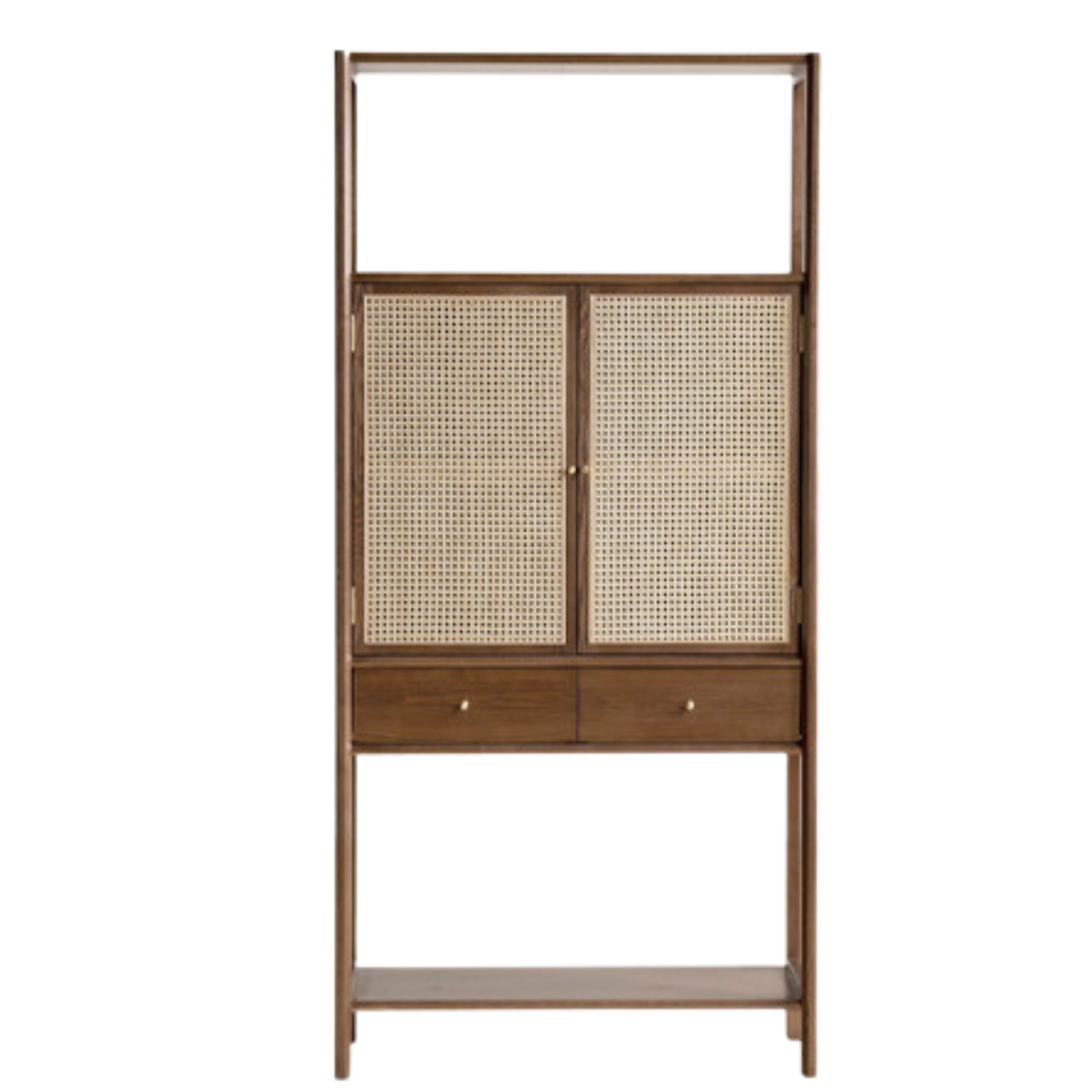 35.4x13.7x74.8 inch / 90x35x190 cm / Walnut color /  Ash A type