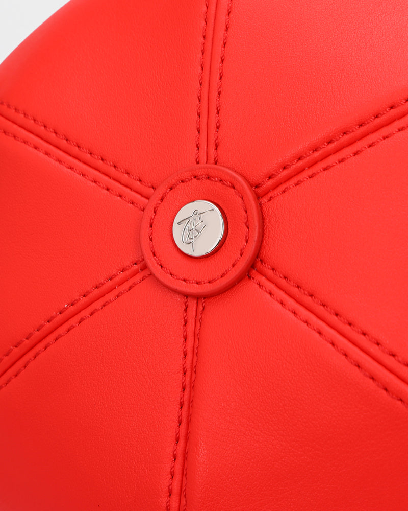 Red Baseball Cap Design Bag - Stylish & Trendy Hat Storage for Sports Fans | Perfect for Travel, Gym & Daily Use