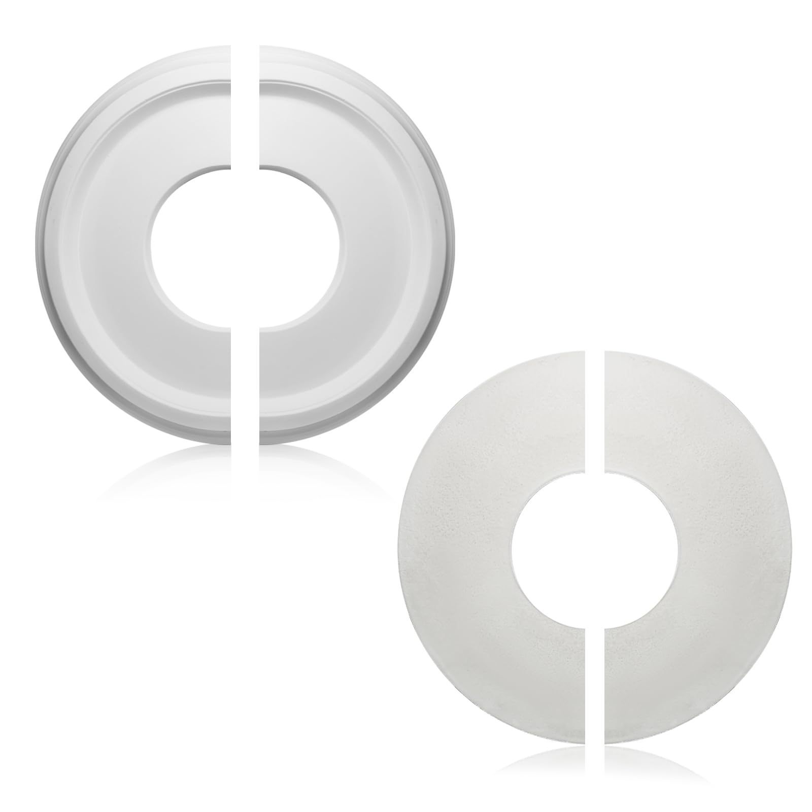 2 Pack White PU Split Ceiling Medallion - 10
