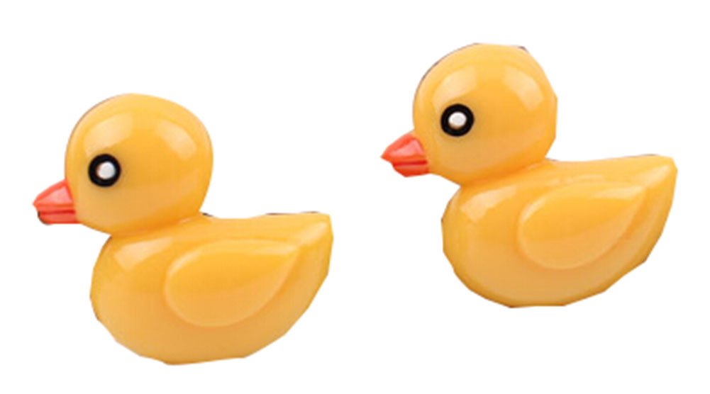 Creative Office Supplies - 6PCS Cute Yellow Duck Shaped Push Pins for Bulletin Boards, Cork Boards & DIY Crafts | Fun Desk Accessories for Teachers & Students