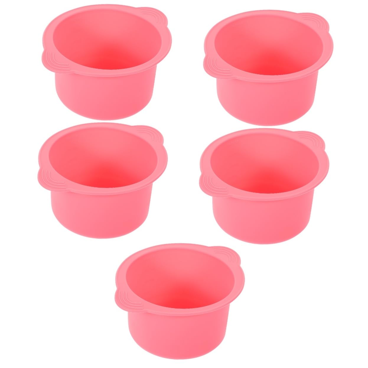 5PCS Pink Hair Removal Wax Kit with Warmer Pot & Wax Melter - Professional Hard Wax for Women, Painless Hair Remover for Legs, Bikini, Face & Body - Perfect for Home Salon & Spa Use