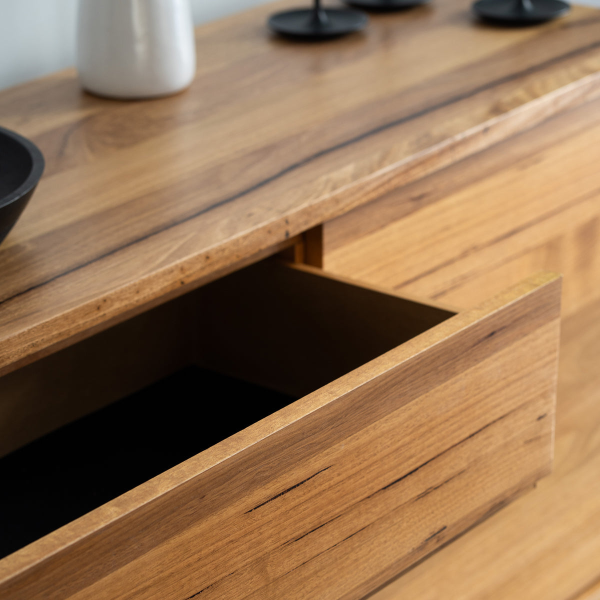 Sol Studio Emilia Buffet - Modern Wood Sideboard with Storage for Dining Room, Living Room & Entryway - Perfect for Home Decor & Organization