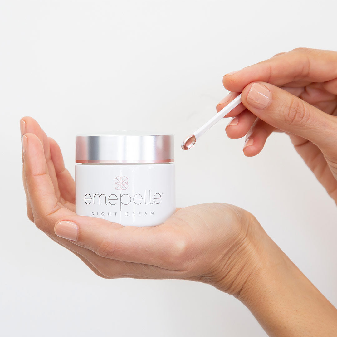 Emepelle Night Cream - Anti-Aging Moisturizer for Women, Retinol & Peptide Formula for Wrinkles & Fine Lines - Hydrating Night Face Cream for Dry Skin - Perfect for Nighttime Skincare Routine